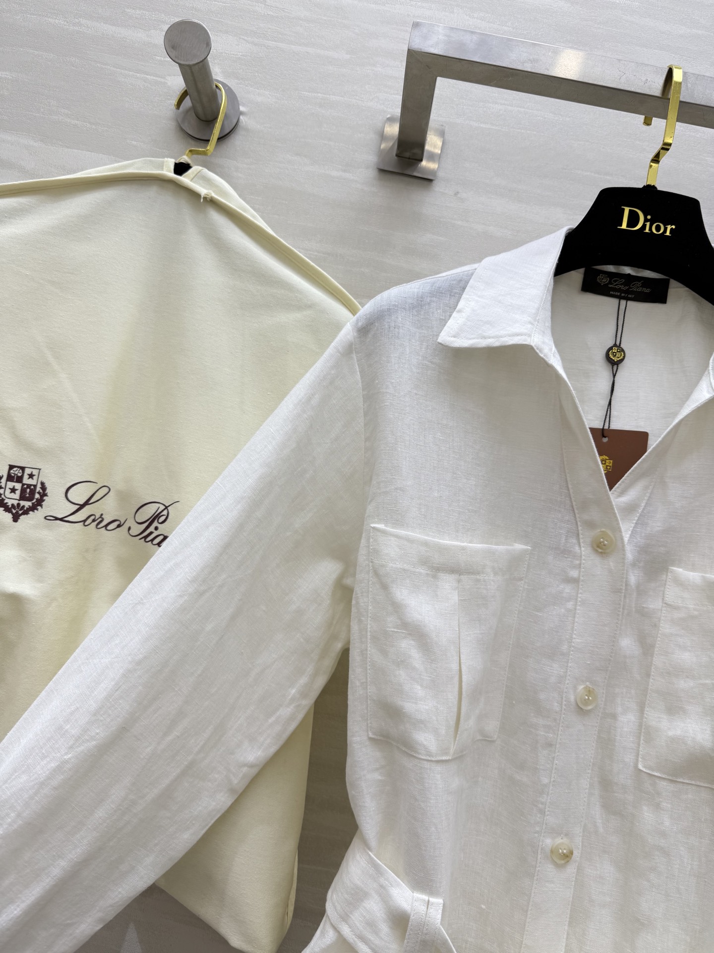 #LP🆕²⁵秋冬新款 纯天然亚麻系列 高品质定制 可分开拿size：S/M/L（s码肩宽：43，胸围：1