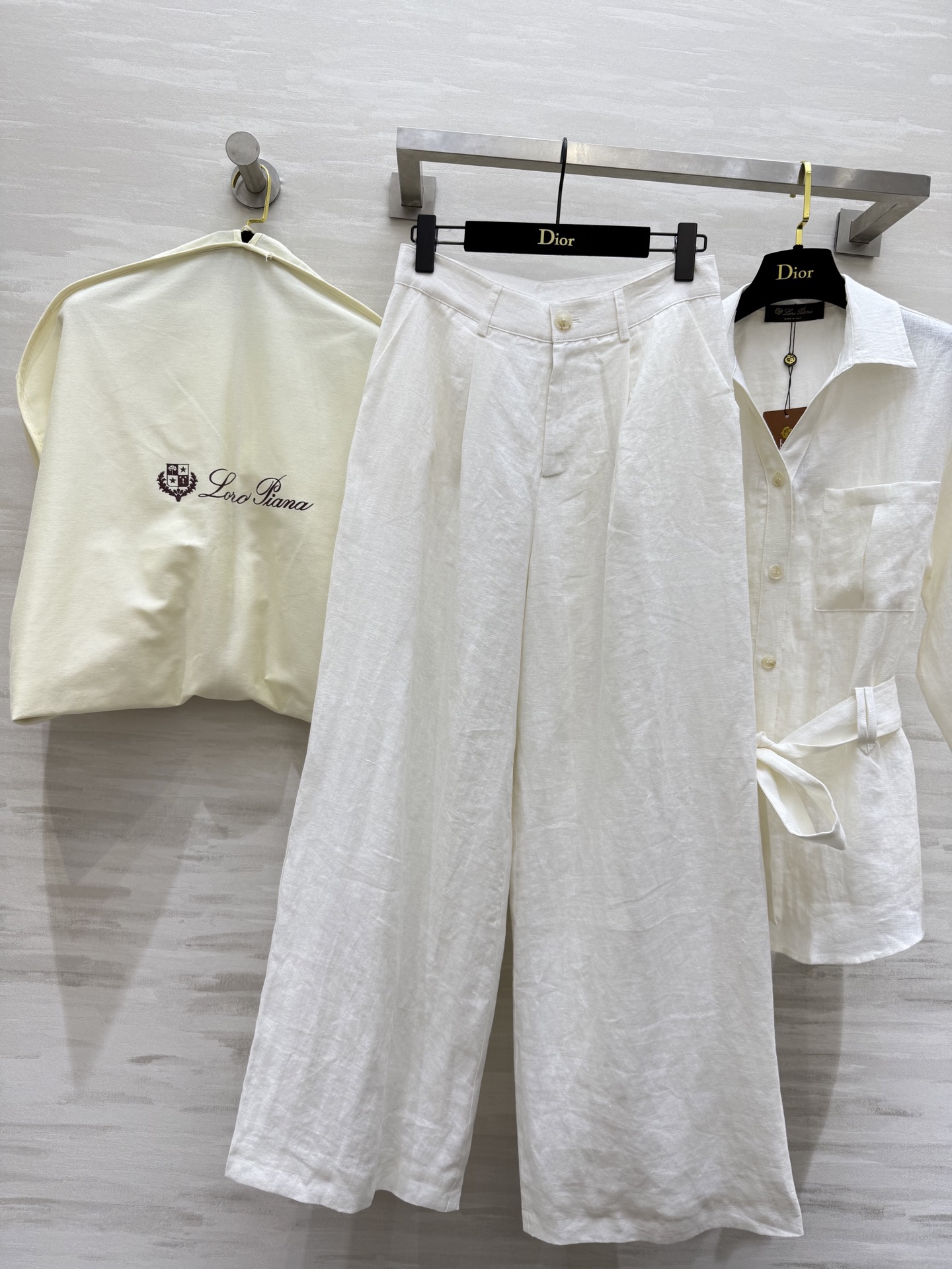 #LP🆕²⁵秋冬新款 纯天然亚麻系列 高品质定制 可分开拿size：S/M/L（s码肩宽：43，胸围：1