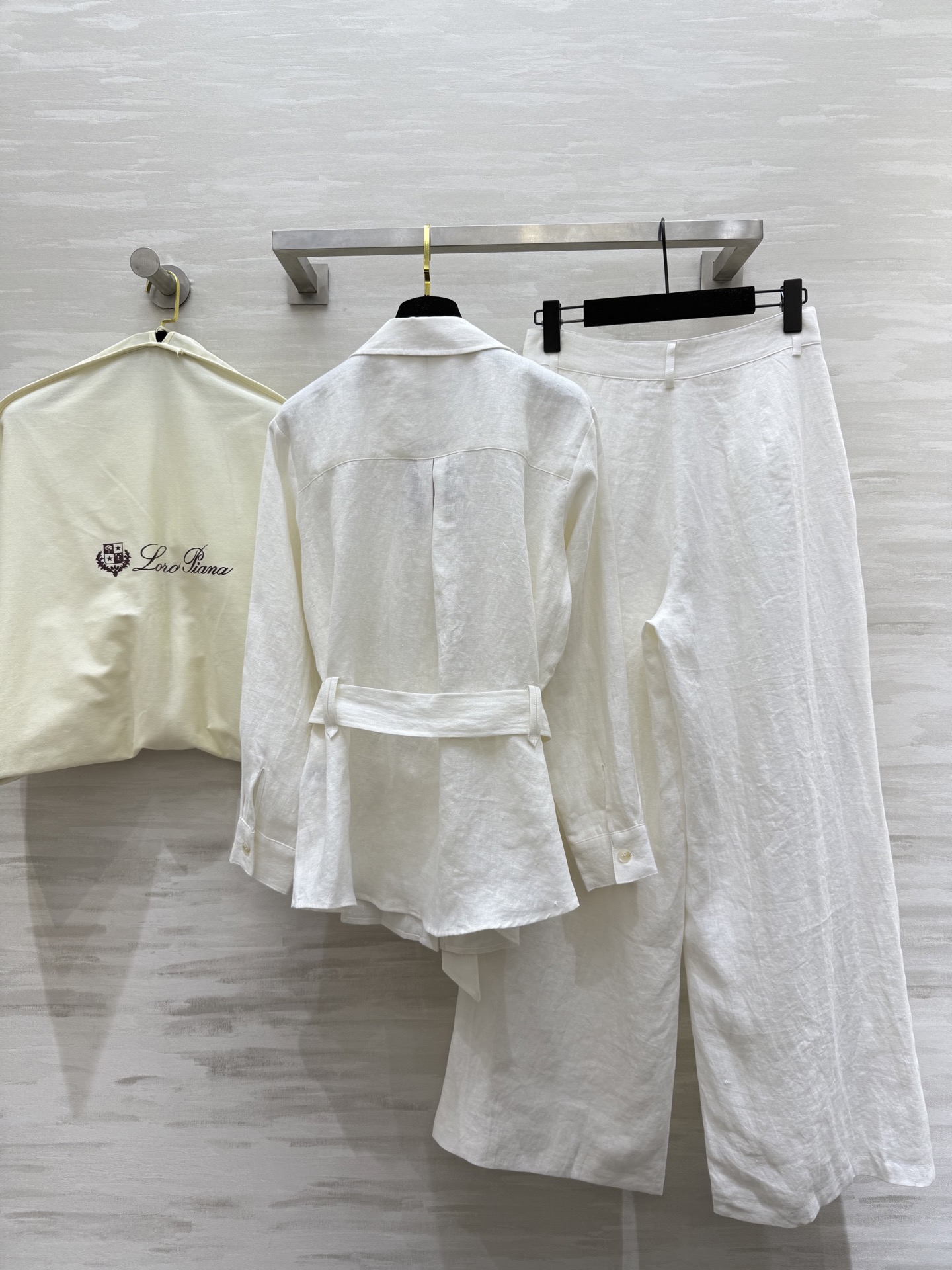 #LP🆕²⁵秋冬新款 纯天然亚麻系列 高品质定制 可分开拿size：S/M/L（s码肩宽：43，胸围：1