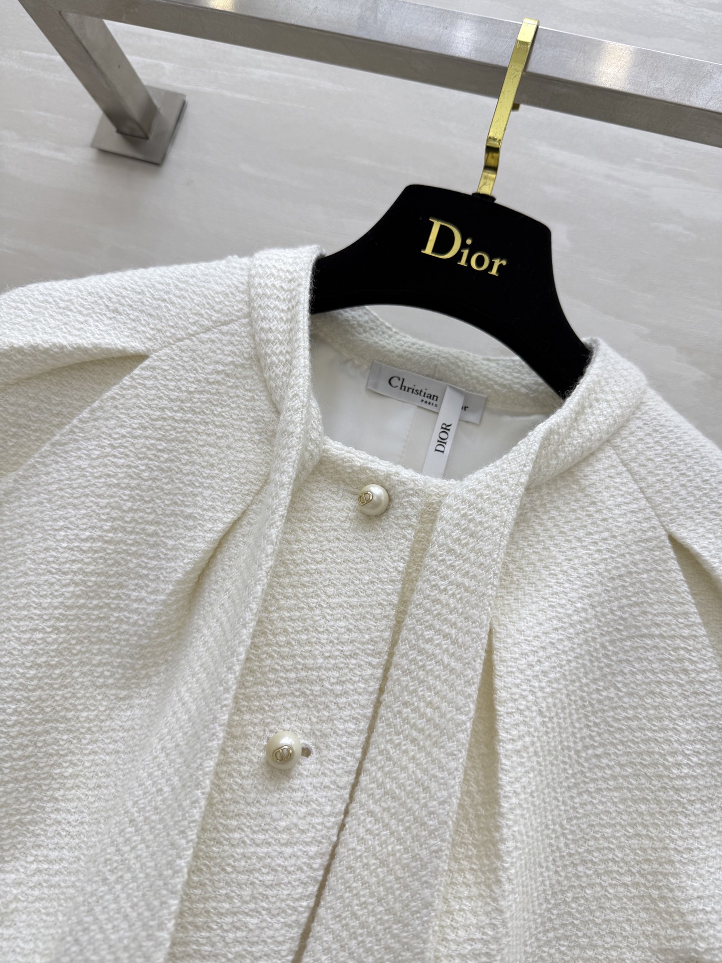 #DIO♡²⁵秋冬新款 领带装饰宫廷风泡泡袖上衣 高品质 现货来size：36/38/40（36码胸围：