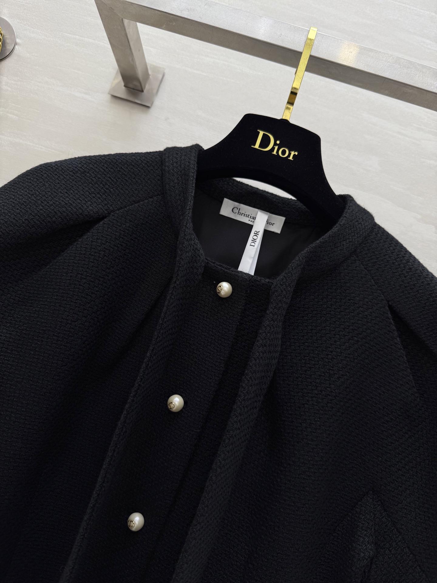 #DIO♡²⁵秋冬新款 领带装饰宫廷风泡泡袖上衣 高品质 现货来size：36/38/40（36码胸围：