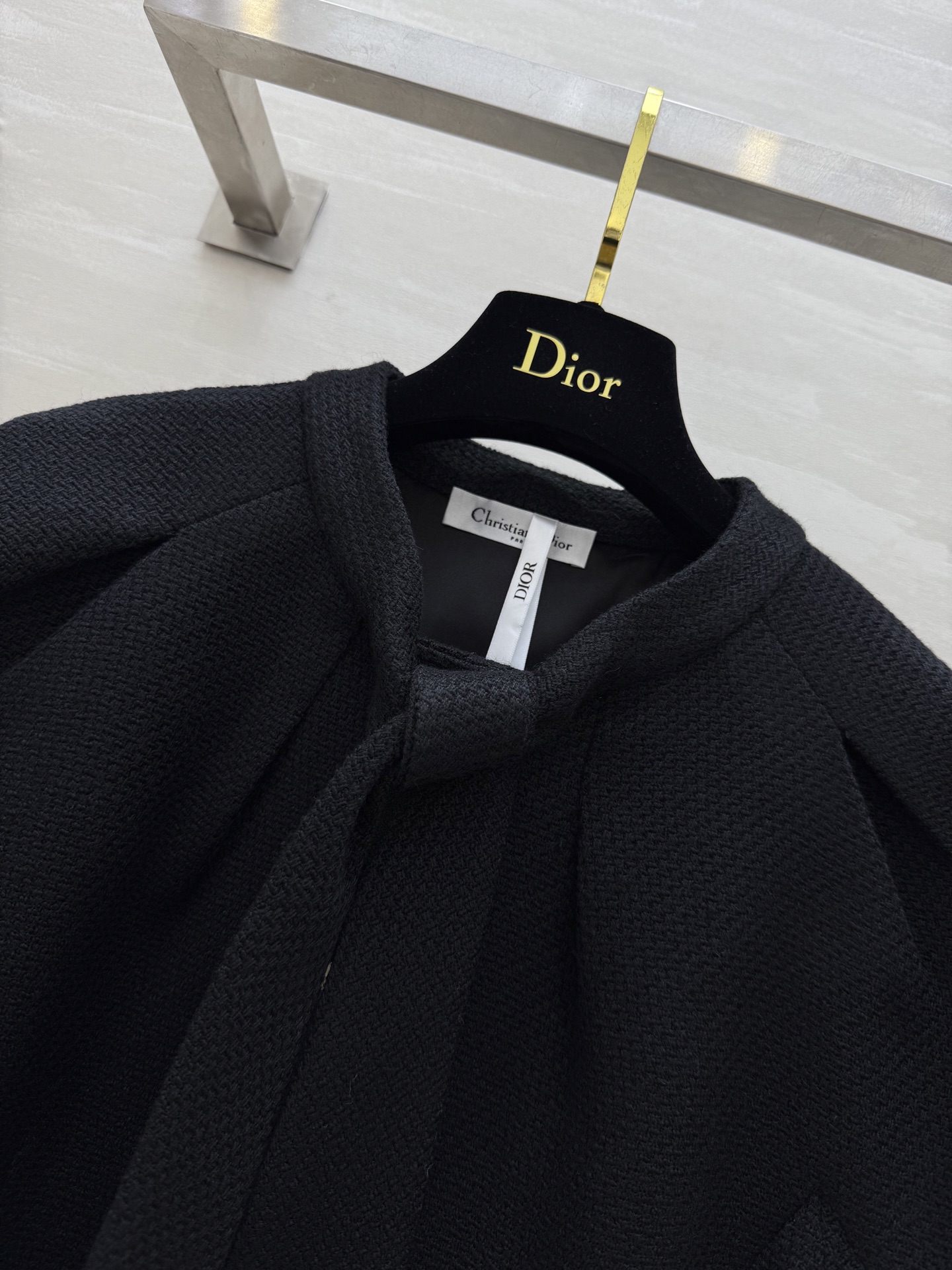 #DIO♡²⁵秋冬新款 领带装饰宫廷风泡泡袖上衣 高品质 现货来size：36/38/40（36码胸围：