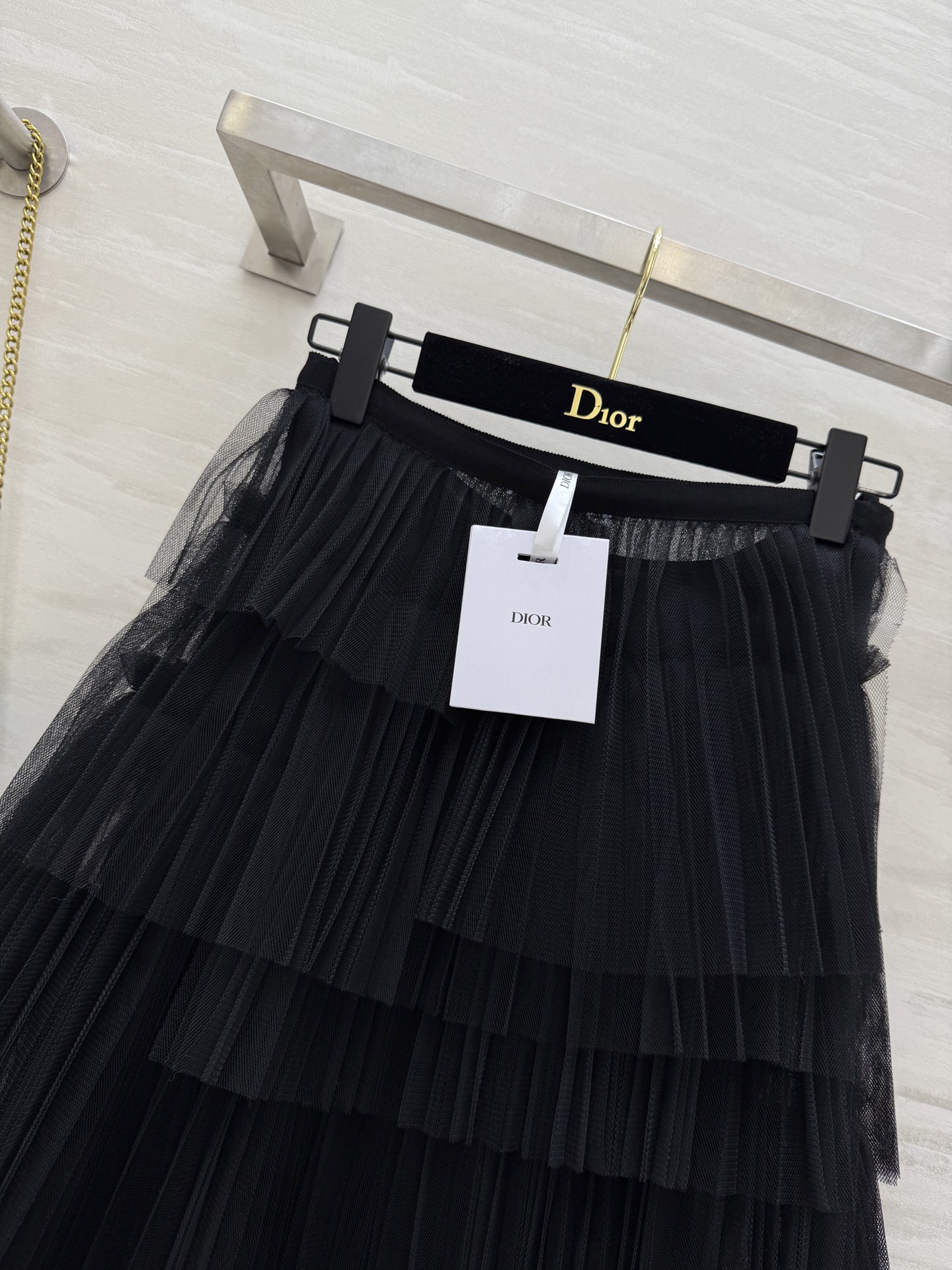 #DIO♡²⁵早秋新款 不规则网纱半裙 高级有设计感 高品质 现货首发size：36/38/40（36码