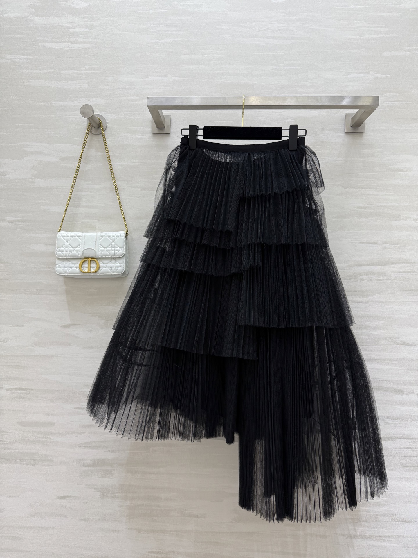 #DIO♡²⁵早秋新款 不规则网纱半裙 高级有设计感 高品质 现货首发size：36/38/40（36码