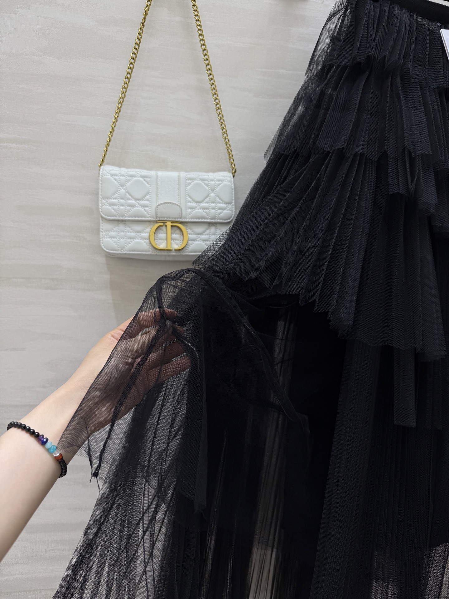 #DIO♡²⁵早秋新款 不规则网纱半裙 高级有设计感 高品质 现货首发size：36/38/40（36码