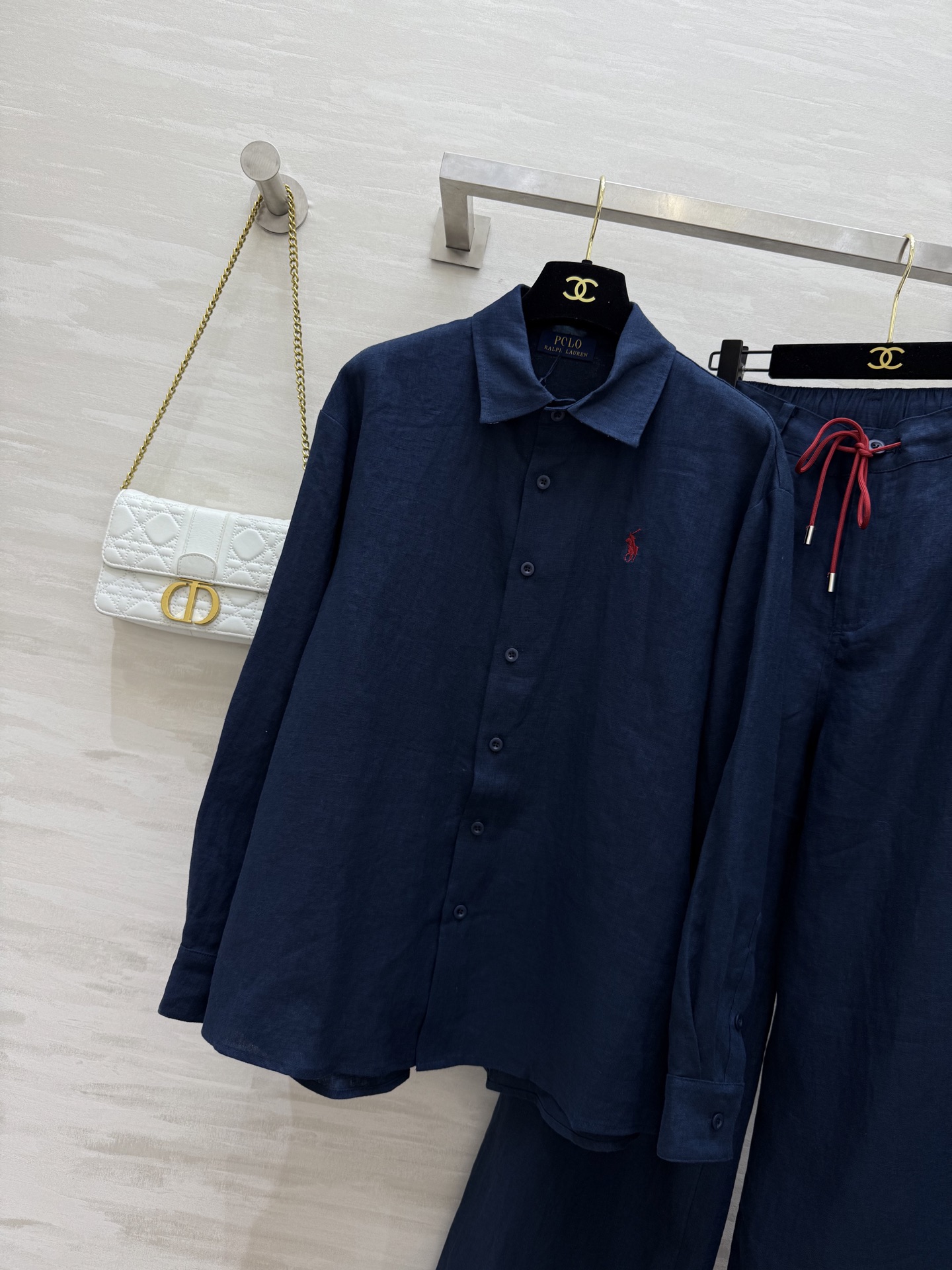 #拉夫劳伦²⁵早秋新款 亚麻系列 休闲高级 极简风 高品质 现货来 size：S/M/L（s码衬衣肩宽：