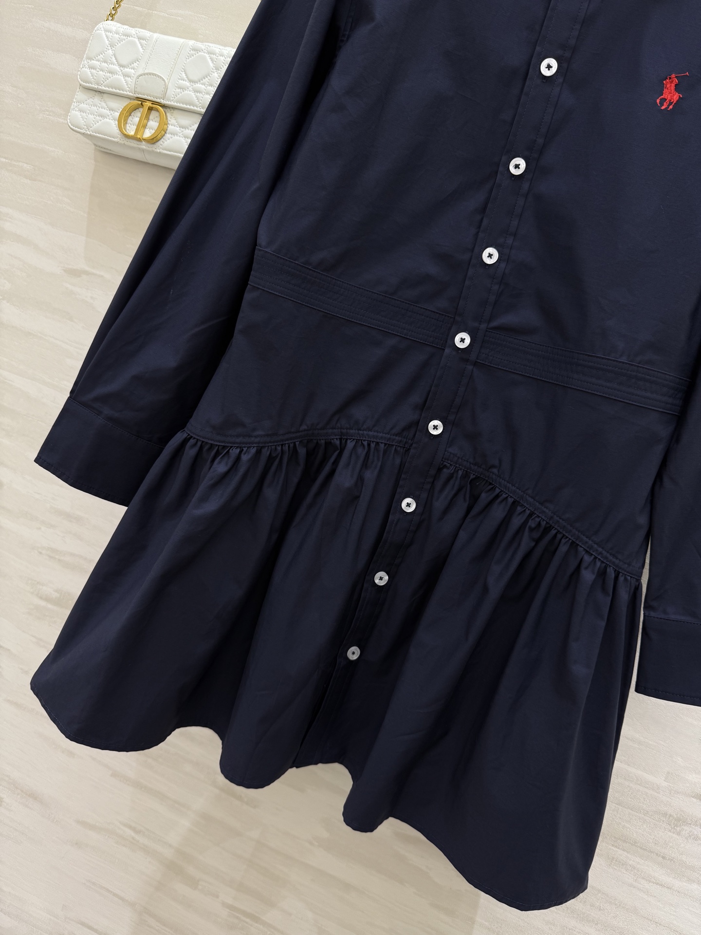 #拉夫劳伦²⁵早秋新款 翻领衬衣式连衣裙 高品质 现货来size：S/M/L（s码胸围：88，衣长：80