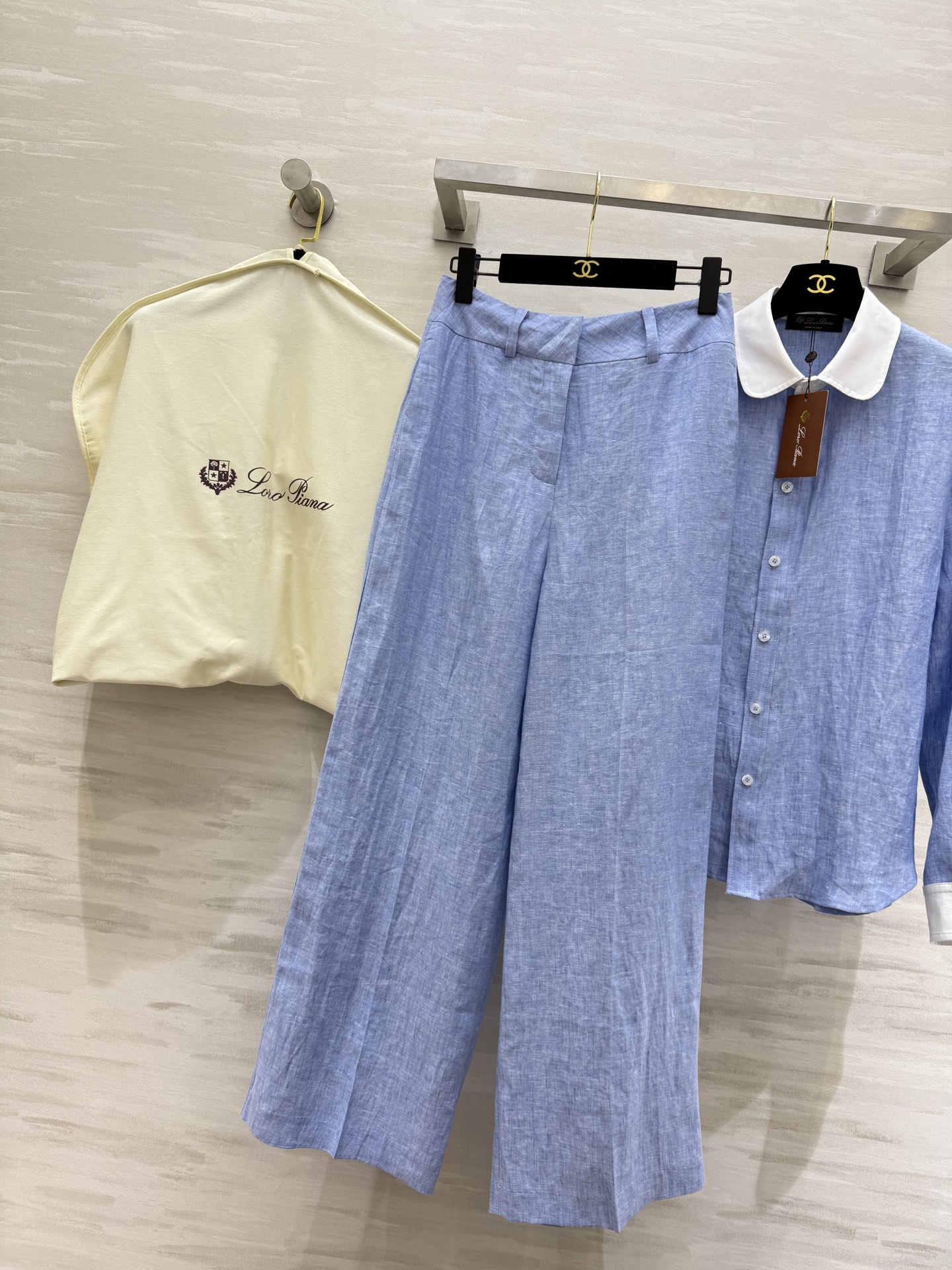 #Loropian♡²⁵早秋新款 亚麻系列 慵懒自在氛围感 高品质 现货来size：S/M/L（s码胸围