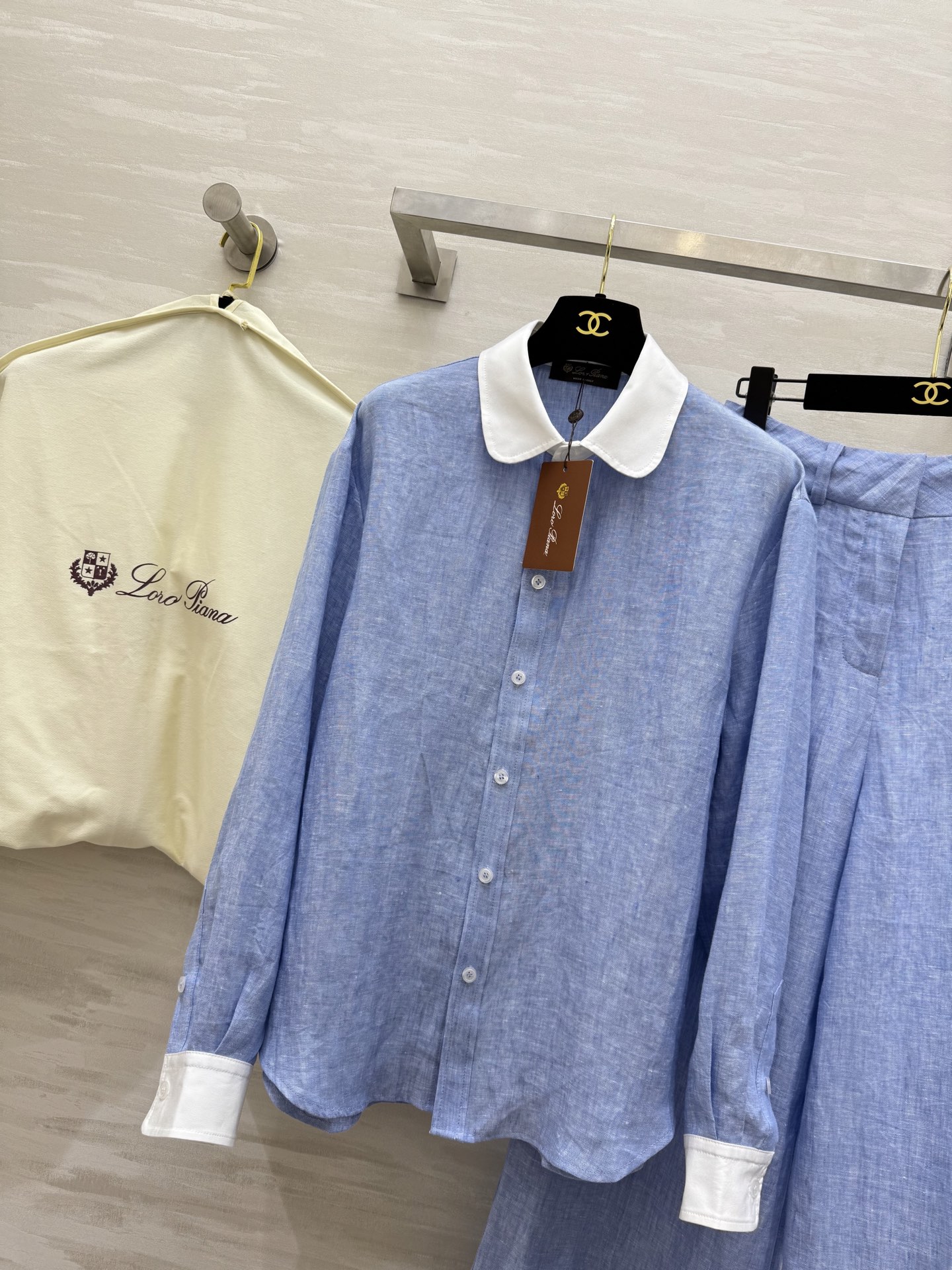 #Loropian♡²⁵早秋新款 亚麻系列 慵懒自在氛围感 高品质 现货来size：S/M/L（s码胸围