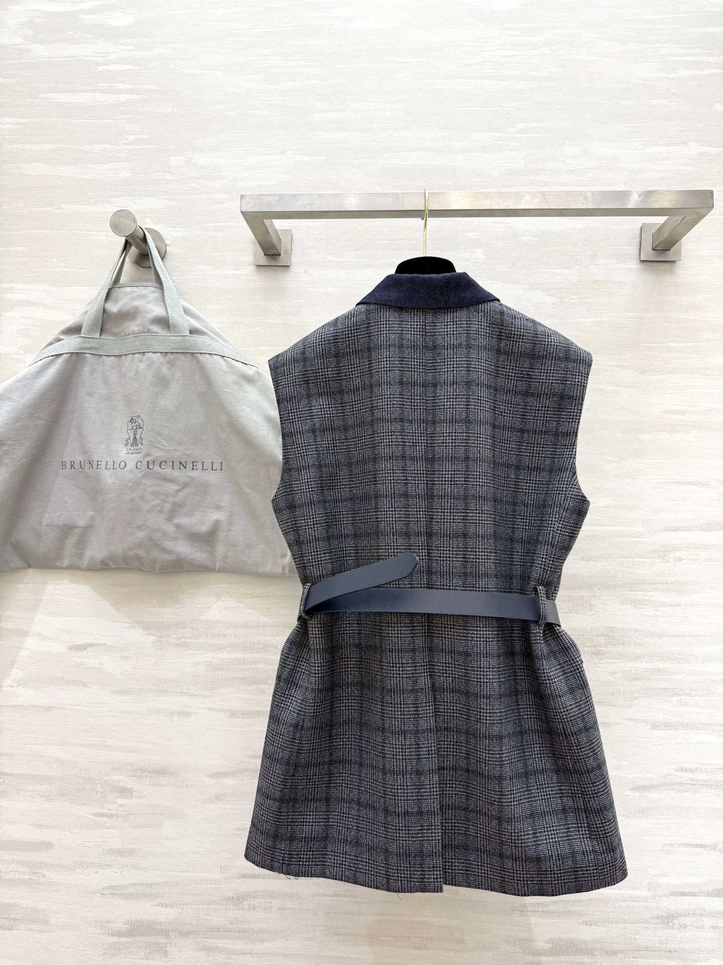 #BrunelloCucinell♡²⁵秋冬老钱风羊毛穿搭 马甲外套 配送腰带精致大气 立体剪裁版型 高