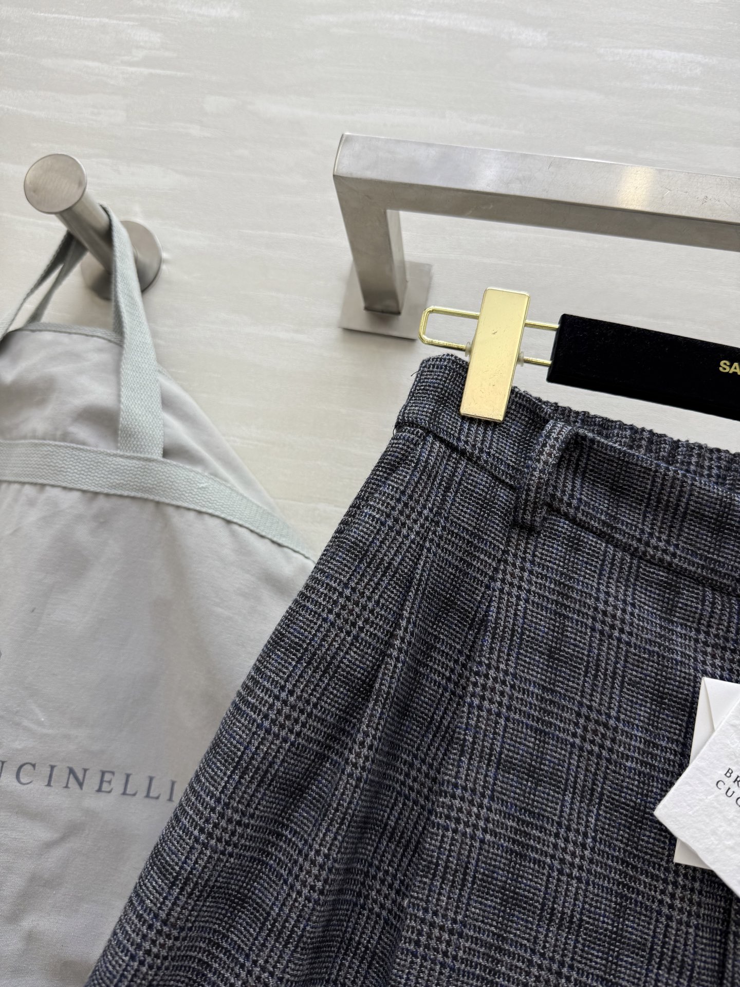 #BrunelloCucinell♡²⁵秋冬老钱风羊毛穿搭 后弹力羊毛西裤 立体剪裁版型 高品质 现货来