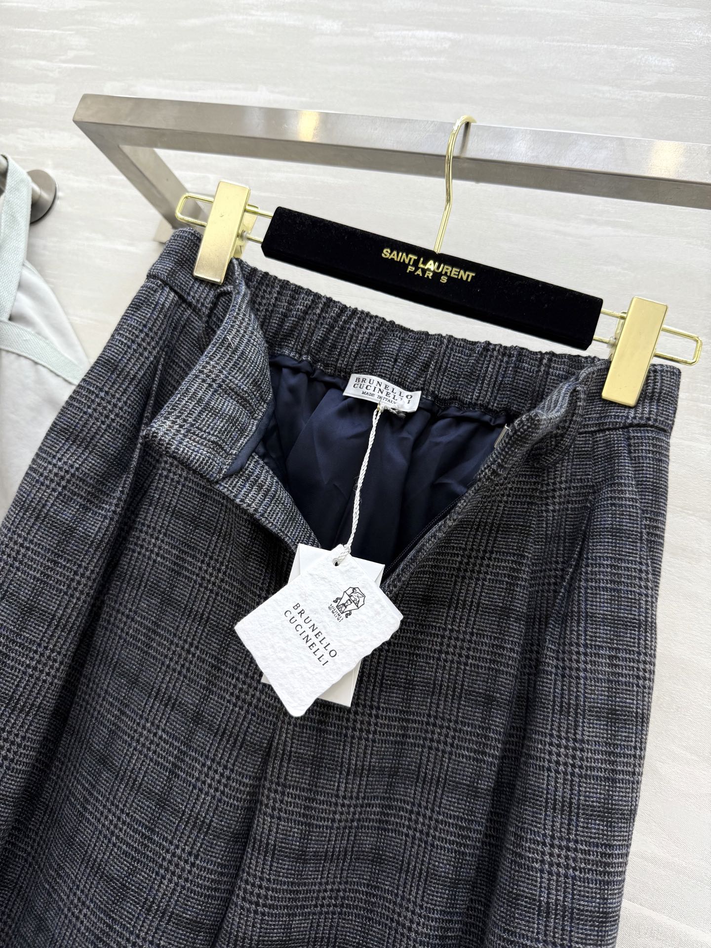 #BrunelloCucinell♡²⁵秋冬老钱风羊毛穿搭 后弹力羊毛西裤 立体剪裁版型 高品质 现货来