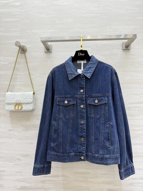 Dior Early Autumn Denim Jacket - High Quality, Ready Stock, S/M/L Sizes 1 Dior Early Autumn Denim Jacket - High Quality, Ready Stock, S/M/L Sizes