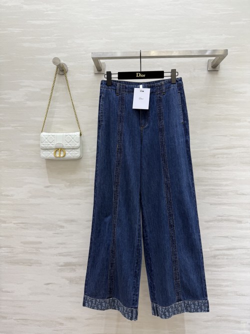 Dior High-Waisted Straight-Leg Jeans | Early Autumn Collection | S/M/L Sizes 1 Dior High-Waisted Straight-Leg Jeans | Early Autumn Collection | S/M/L Sizes