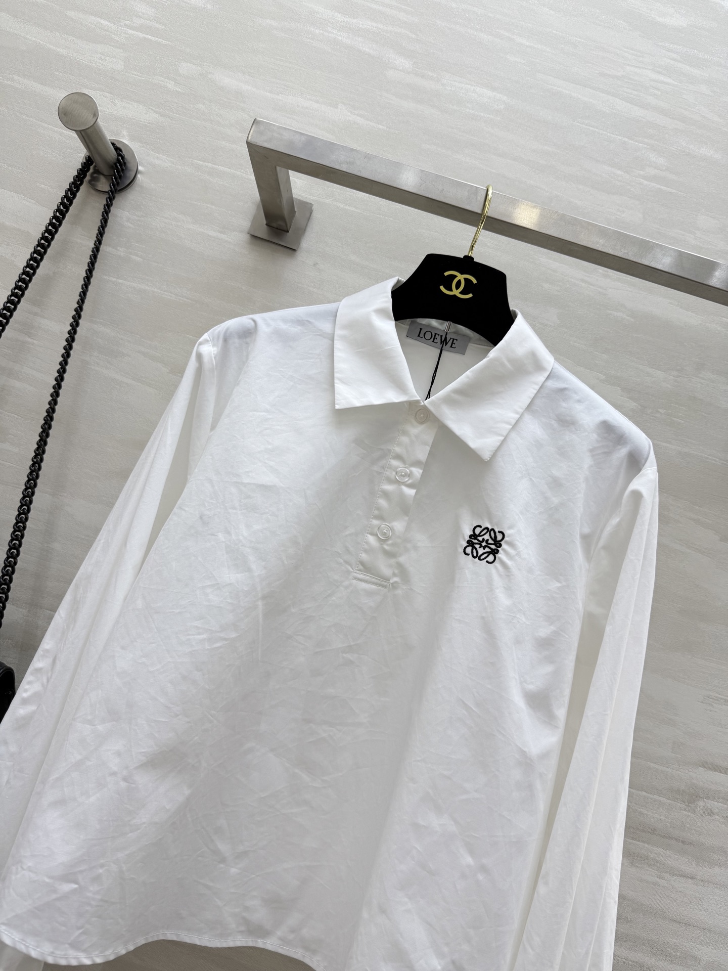 #Loew♡²⁵早秋新款 A字娃娃款衬衣 定制纯棉质地 高品质 现货来size：S/M/L（s码肩宽：4