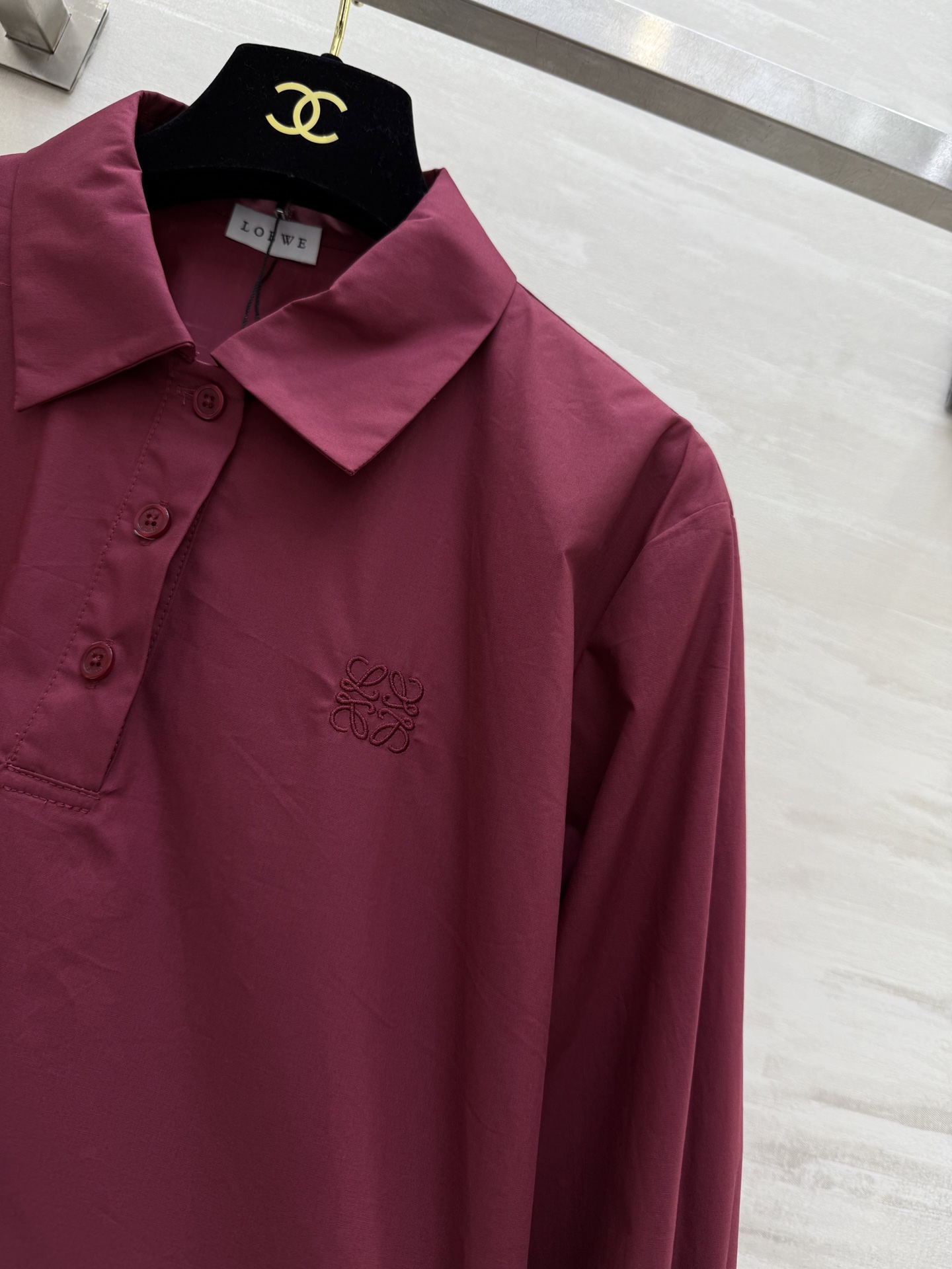 #Loew♡²⁵早秋新款 A字娃娃款衬衣 定制纯棉质地 高品质 现货来size：S/M/L（s码肩宽：4