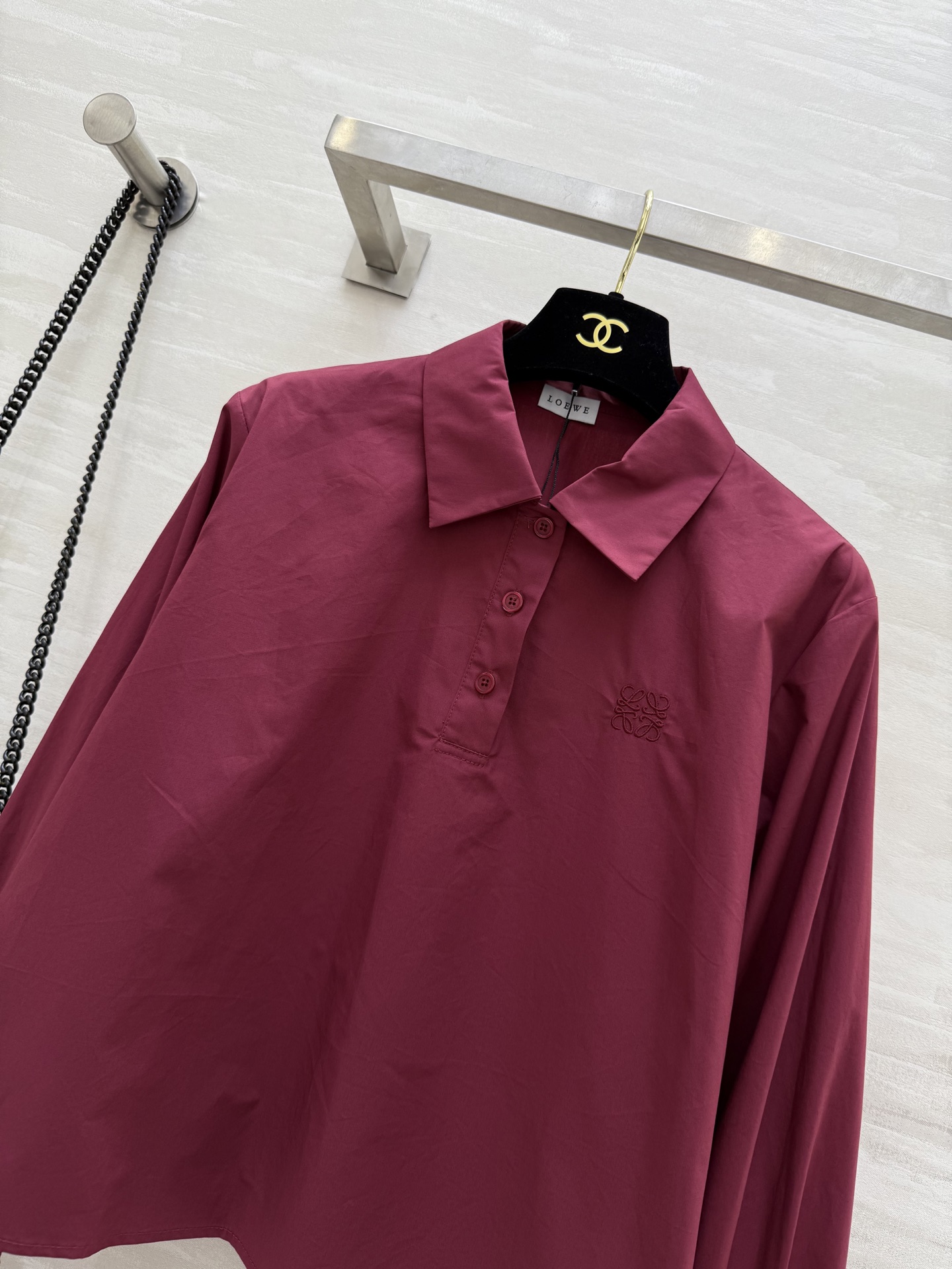 #Loew♡²⁵早秋新款 A字娃娃款衬衣 定制纯棉质地 高品质 现货来size：S/M/L（s码肩宽：4