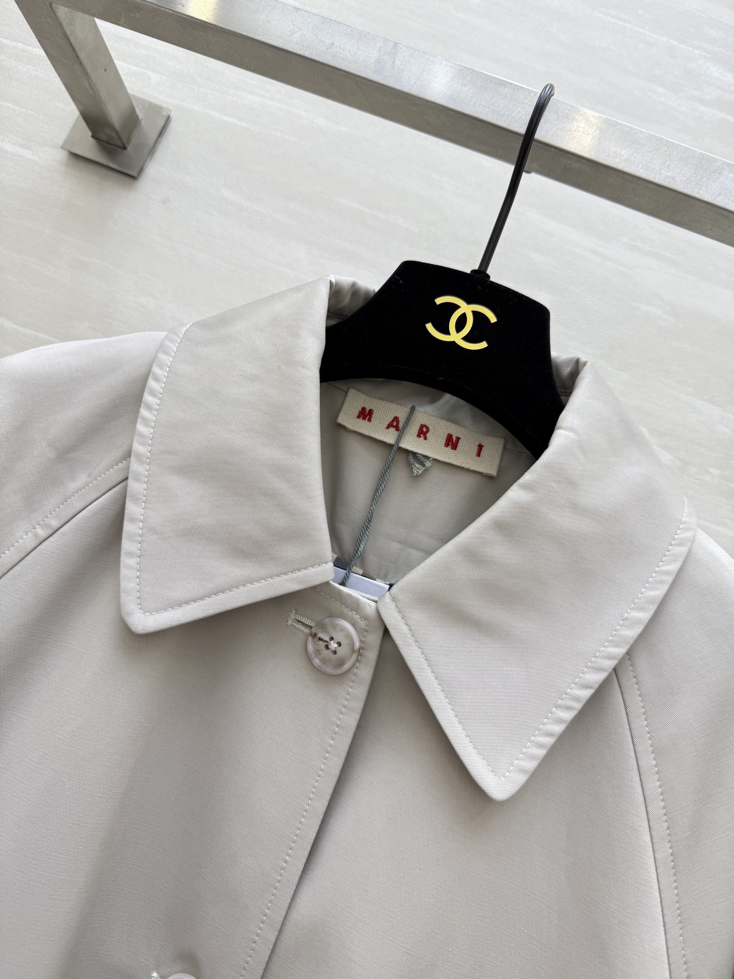 #MARN♡²⁵早秋新款 原单品质 长款风衣外套 高品质定制 现货首发size：S/M/L（s码胸围：1