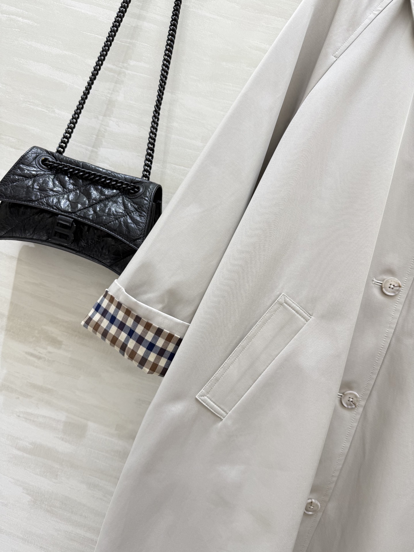 #MARN♡²⁵早秋新款 原单品质 长款风衣外套 高品质定制 现货首发size：S/M/L（s码胸围：1