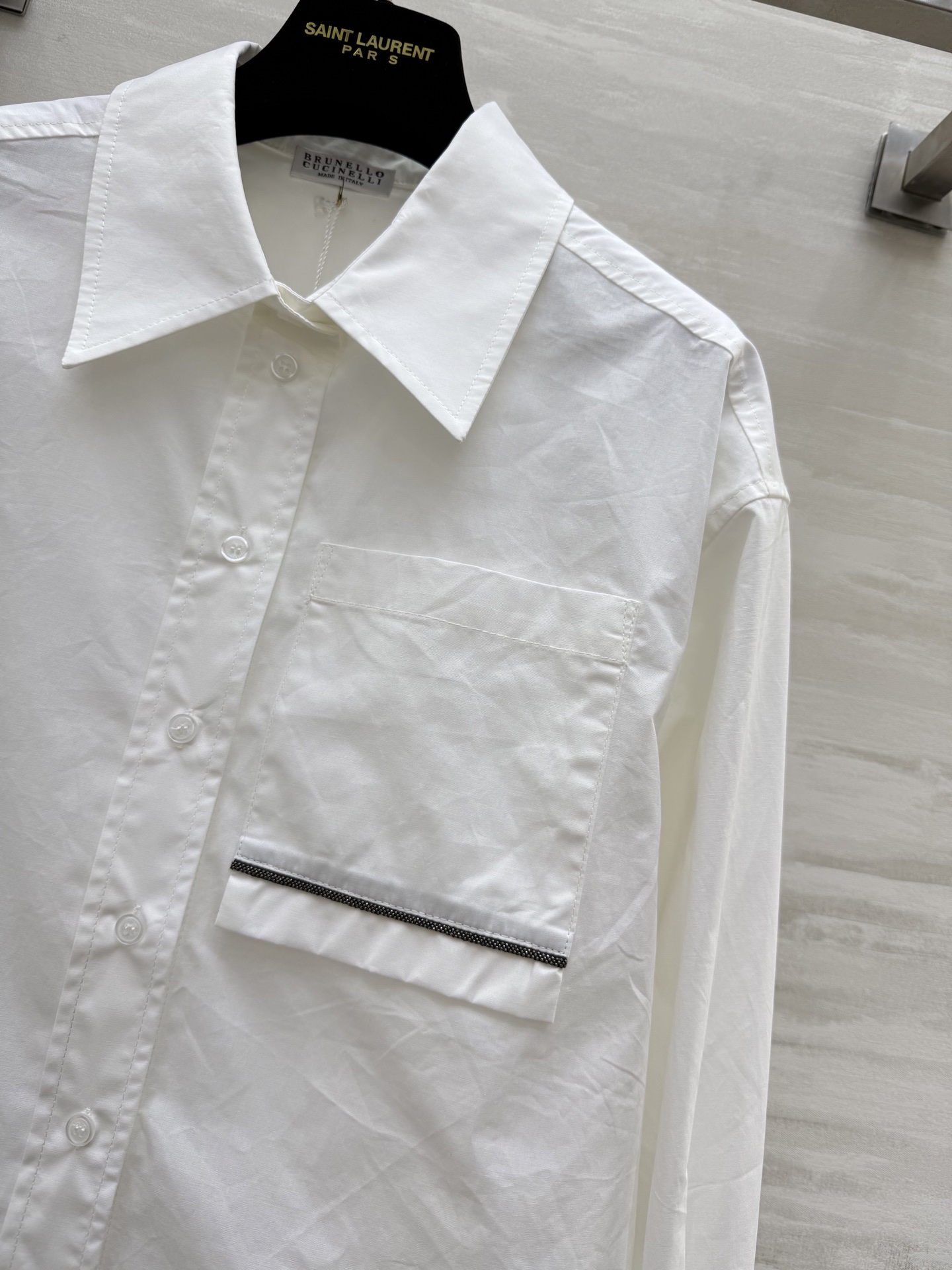 #BC²⁵早秋新款 极简风翻领衬衣 高品质 现货来size：S/M/L（s码胸围：108，衣长：56）