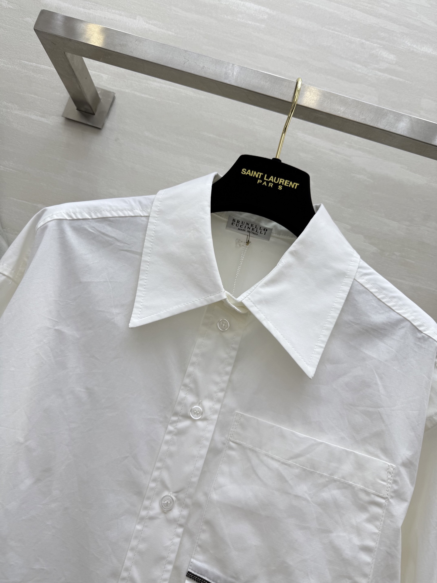 #BC²⁵早秋新款 极简风翻领衬衣 高品质 现货来size：S/M/L（s码胸围：108，衣长：56）