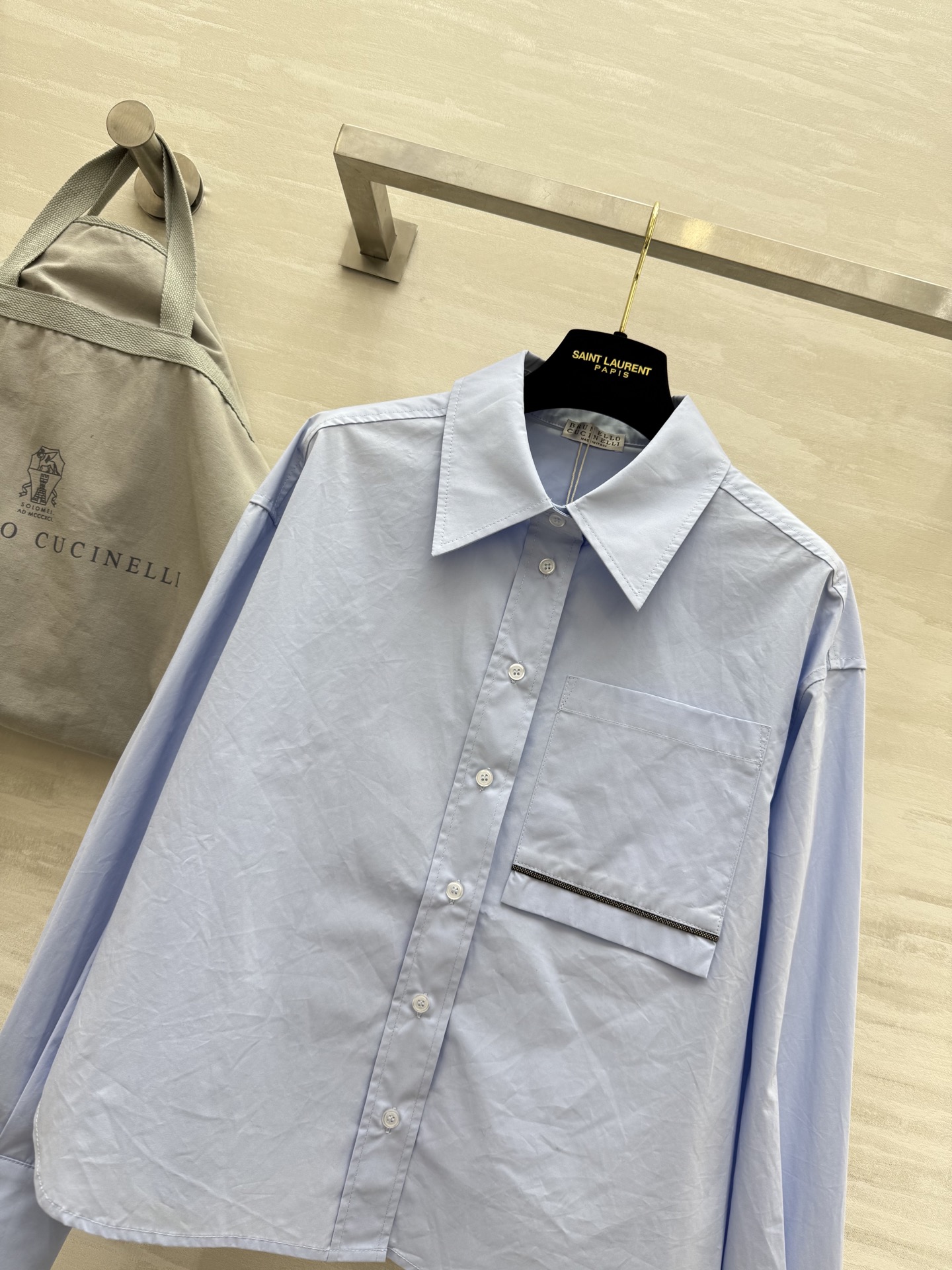 #BC²⁵早秋新款 极简风翻领衬衣 高品质 现货来size：S/M/L（s码胸围：108，衣长：56）