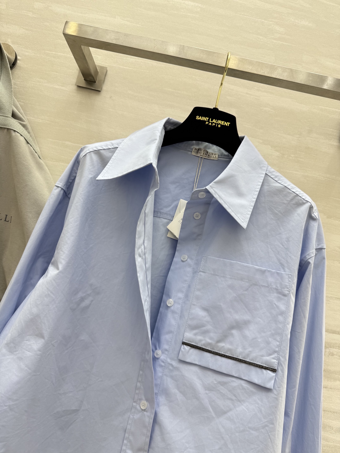 #BC²⁵早秋新款 极简风翻领衬衣 高品质 现货来size：S/M/L（s码胸围：108，衣长：56）