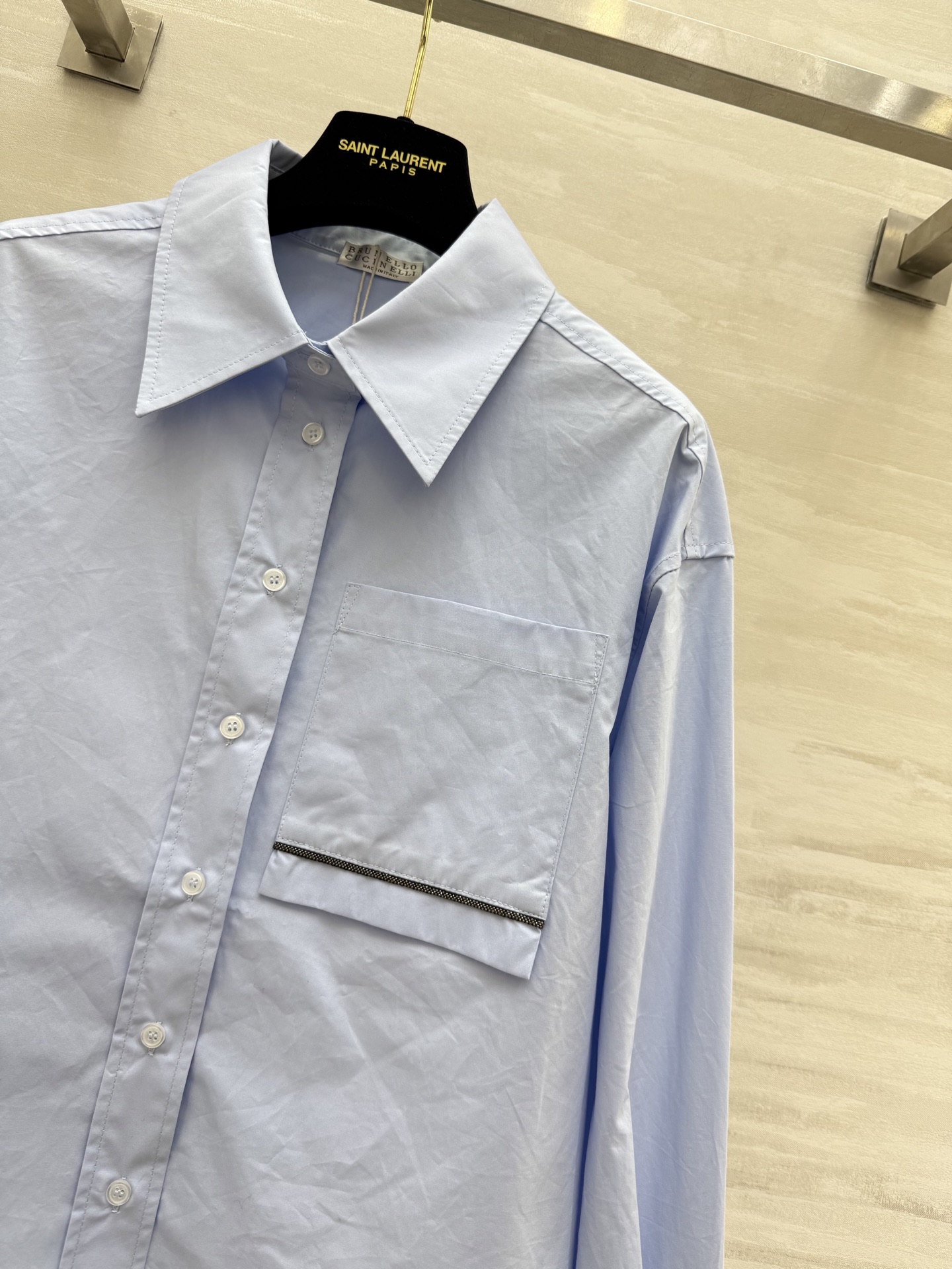 #BC²⁵早秋新款 极简风翻领衬衣 高品质 现货来size：S/M/L（s码胸围：108，衣长：56）