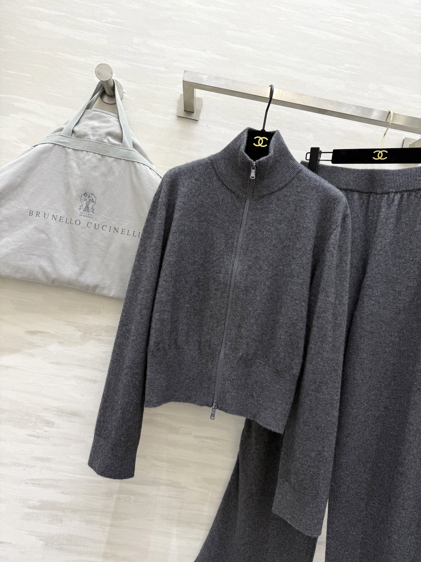 #BC²⁵秋冬新款 羊绒系列套装 可分开发售 定制羊绒纱线🧶亲肤保暖 高品质 现货来size：S/M/L