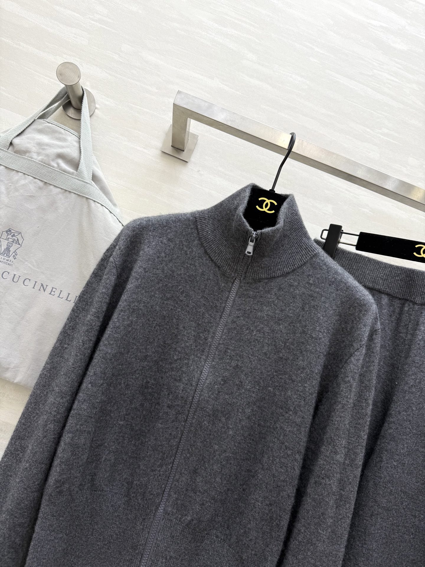 #BC²⁵秋冬新款 羊绒系列套装 可分开发售 定制羊绒纱线🧶亲肤保暖 高品质 现货来size：S/M/L