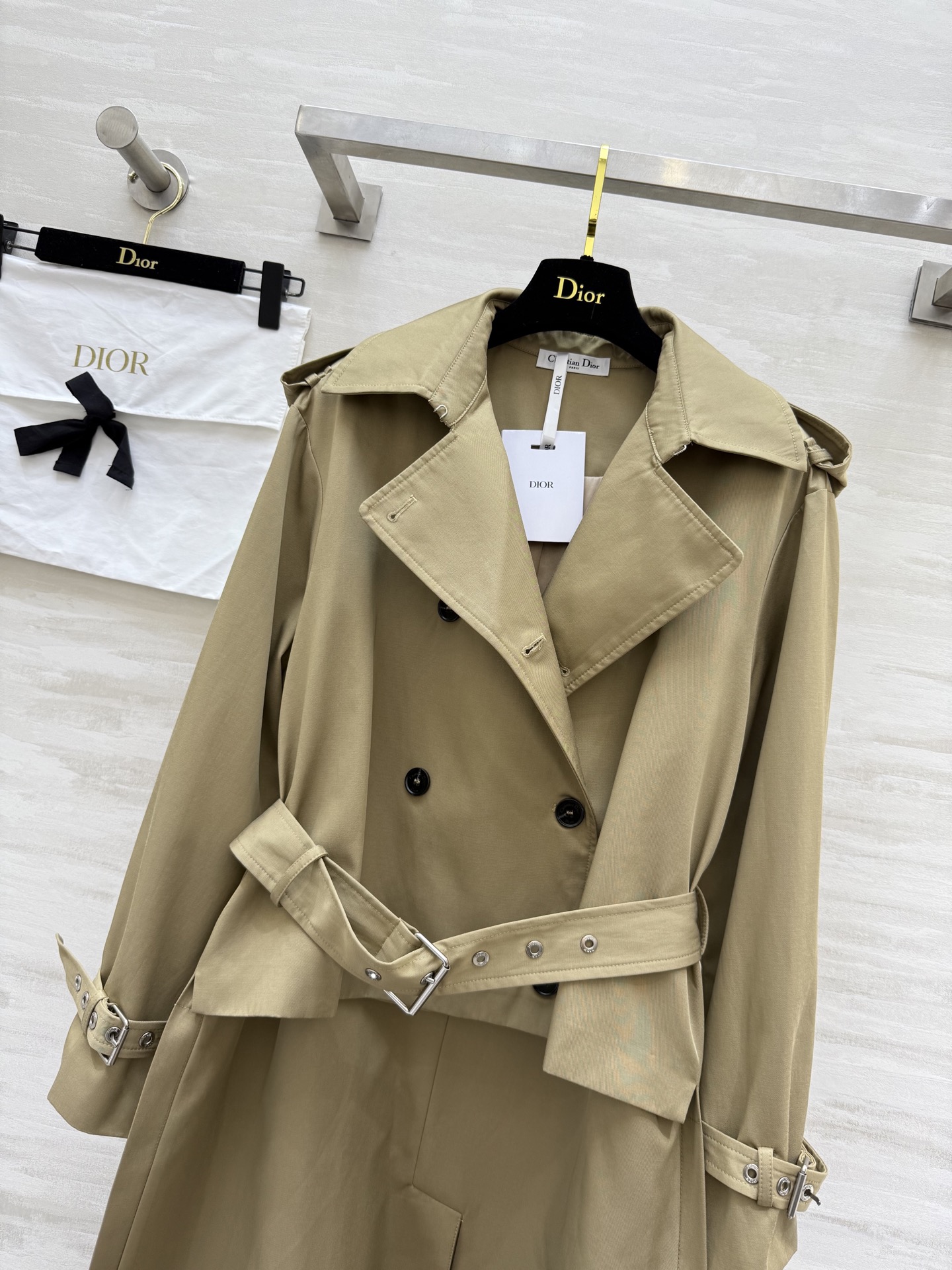 #DIO♡²⁵秋冬新款 设计感风衣外套 高品质定制 现货来size：36/38/40（36码胸围：108