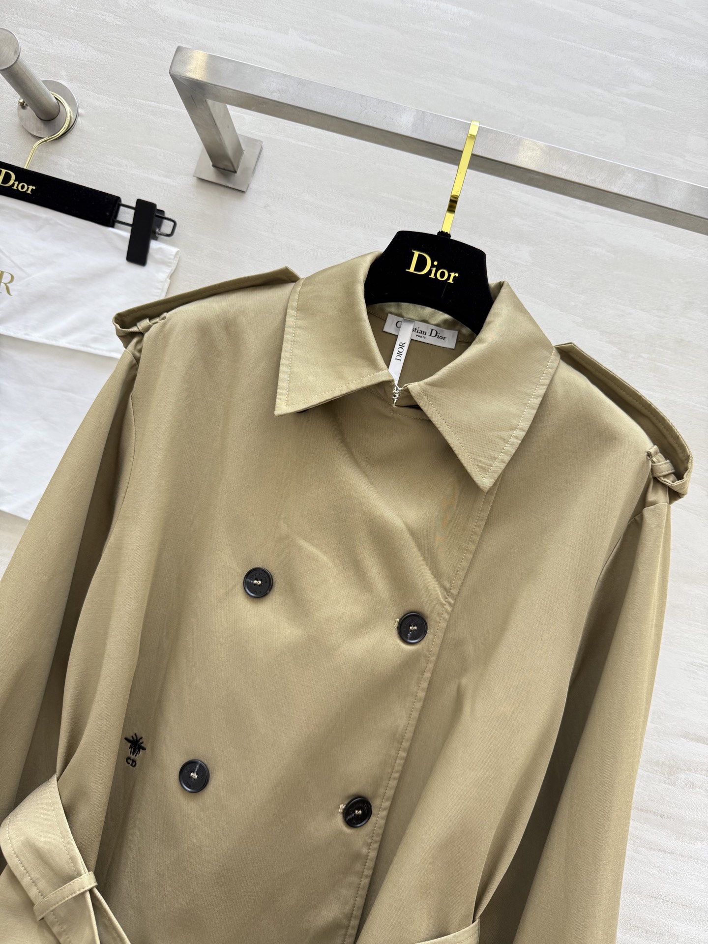 #DIO♡²⁵秋冬新款 设计感风衣外套 高品质定制 现货来size：36/38/40（36码胸围：108