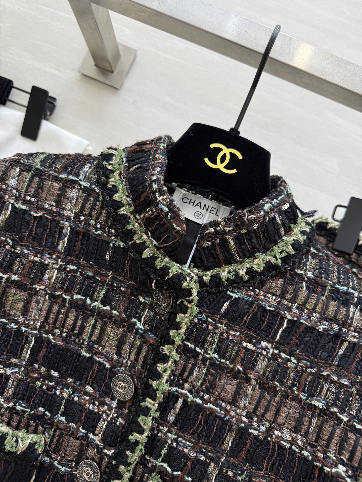 #Chane♡²⁵秋冬新品 走秀同款 编织花呢套装 高品质定制 现货首发size：36/38/40（36