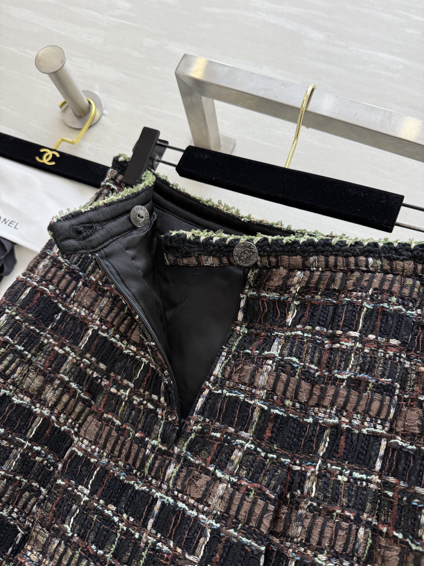 #Chane♡²⁵秋冬新品 走秀同款 编织花呢套装 高品质定制 现货首发size：36/38/40（36