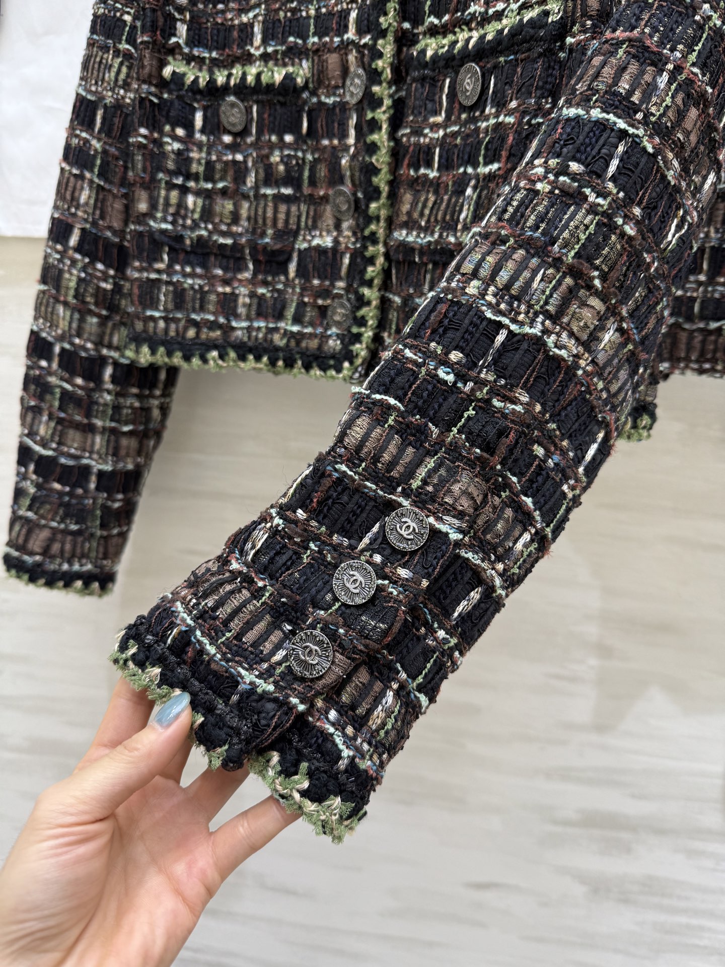 #Chane♡²⁵秋冬新品 走秀同款 编织花呢套装 高品质定制 现货首发size：36/38/40（36