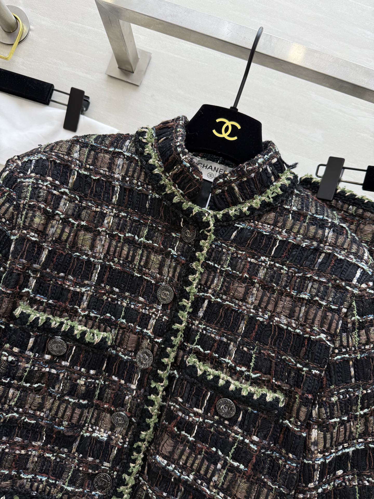 #Chane♡²⁵秋冬新品 走秀同款 编织花呢套装 高品质定制 现货首发size：36/38/40（36