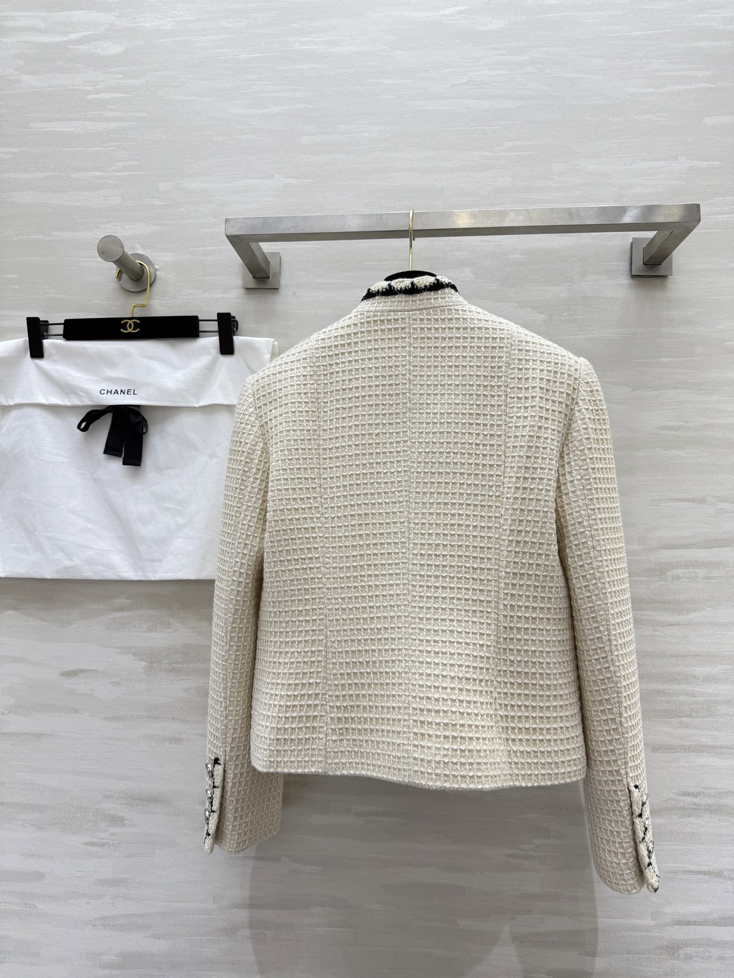 #Chane♡²⁵萨尔茨堡系列 羊毛软花呢编织外套 高品质定制 现货首发size：36/38/40（36