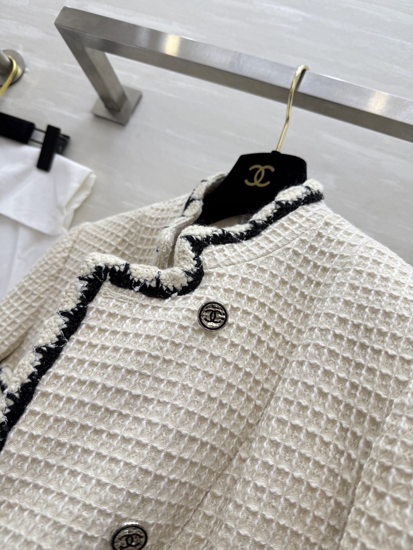 #Chane♡²⁵萨尔茨堡系列 羊毛软花呢编织外套 高品质定制 现货首发size：36/38/40（36