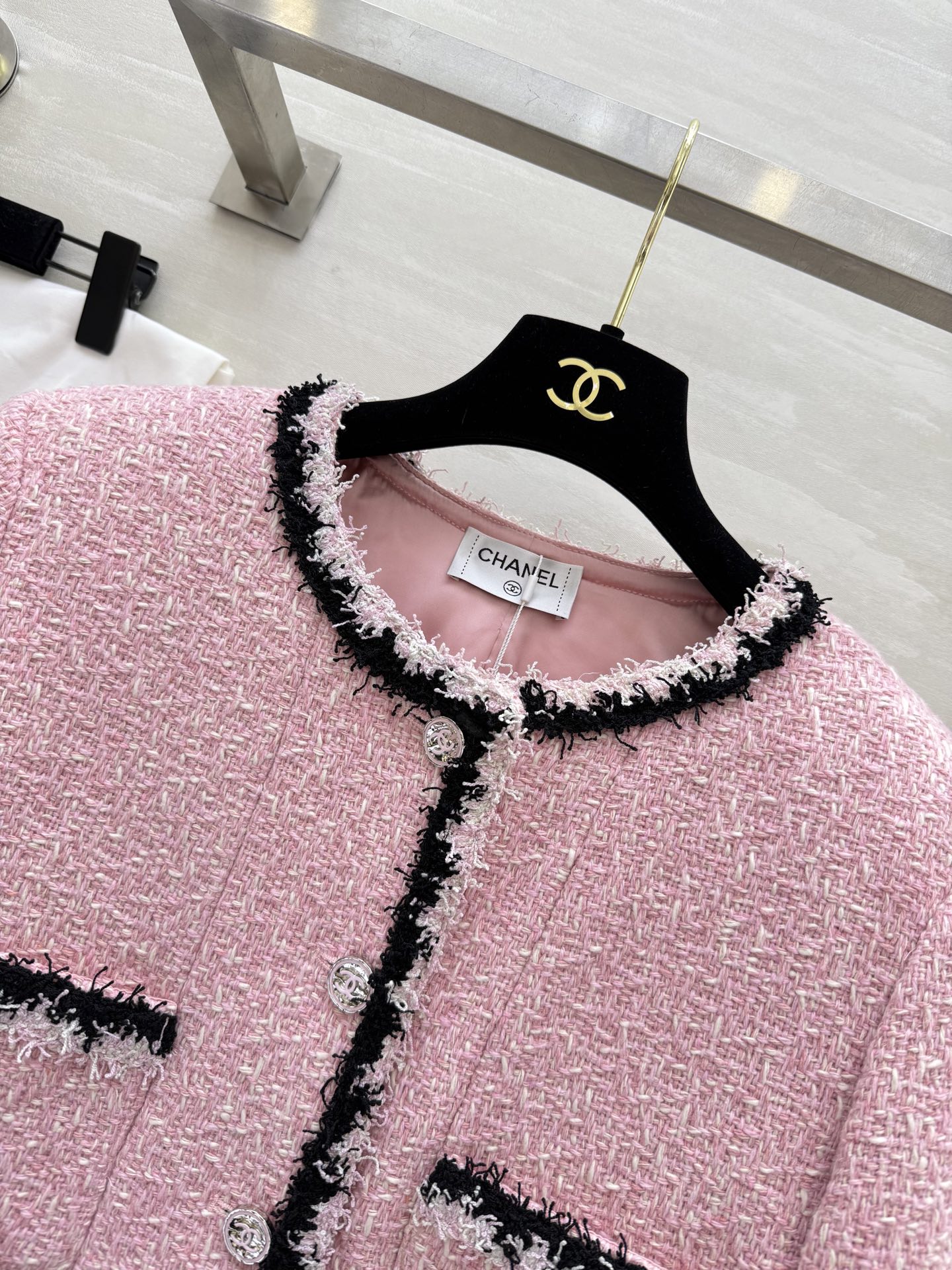 #Chane♡²⁵萨尔茨堡系列 羊毛软花呢编织外套 高品质定制 现货首发size：36/38/40（36