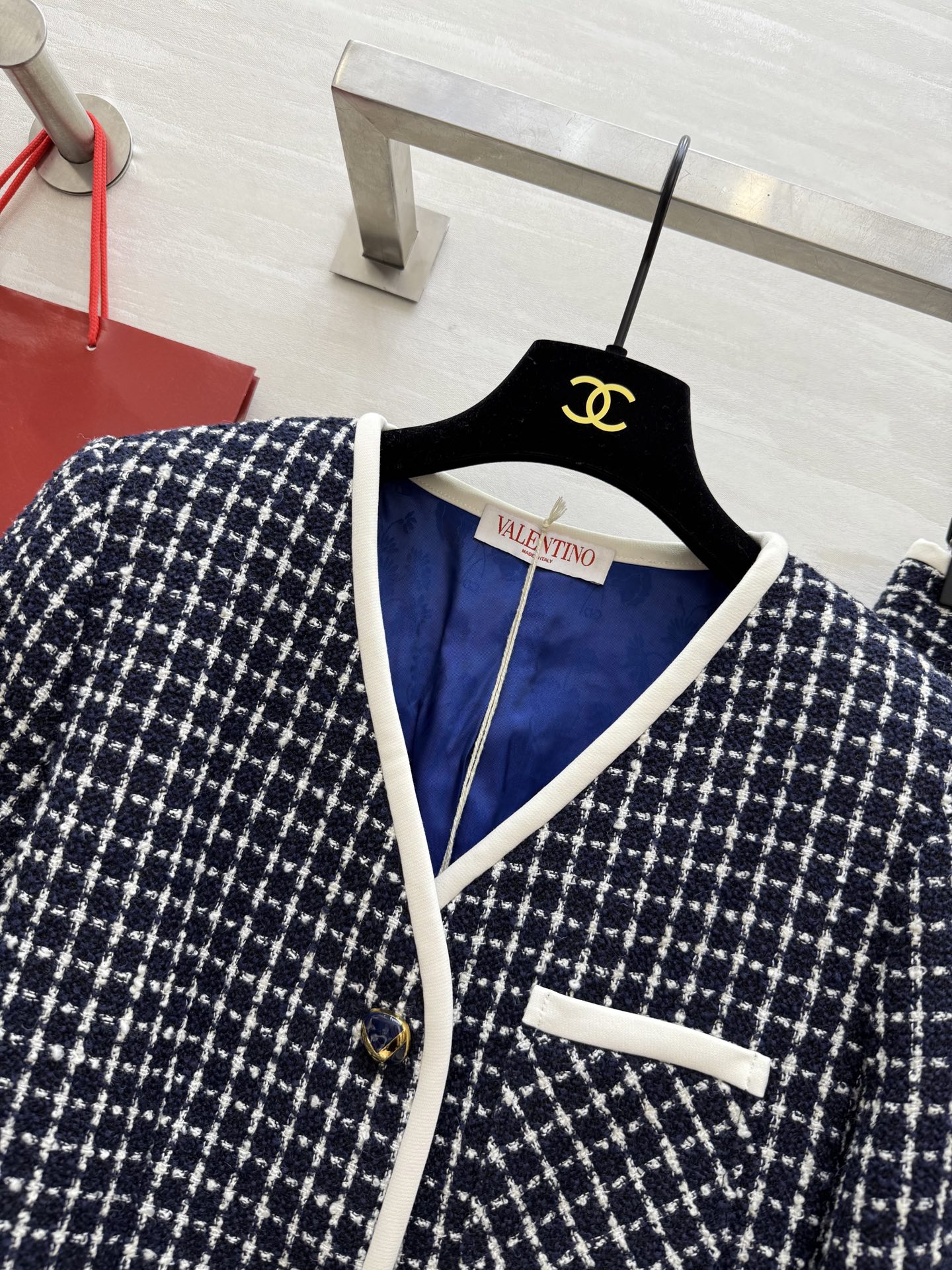 #Valentin♡²⁵秋冬新款系列｜复古优雅气质穿搭 原版定制面料 高品质定制 现货首发size：S/