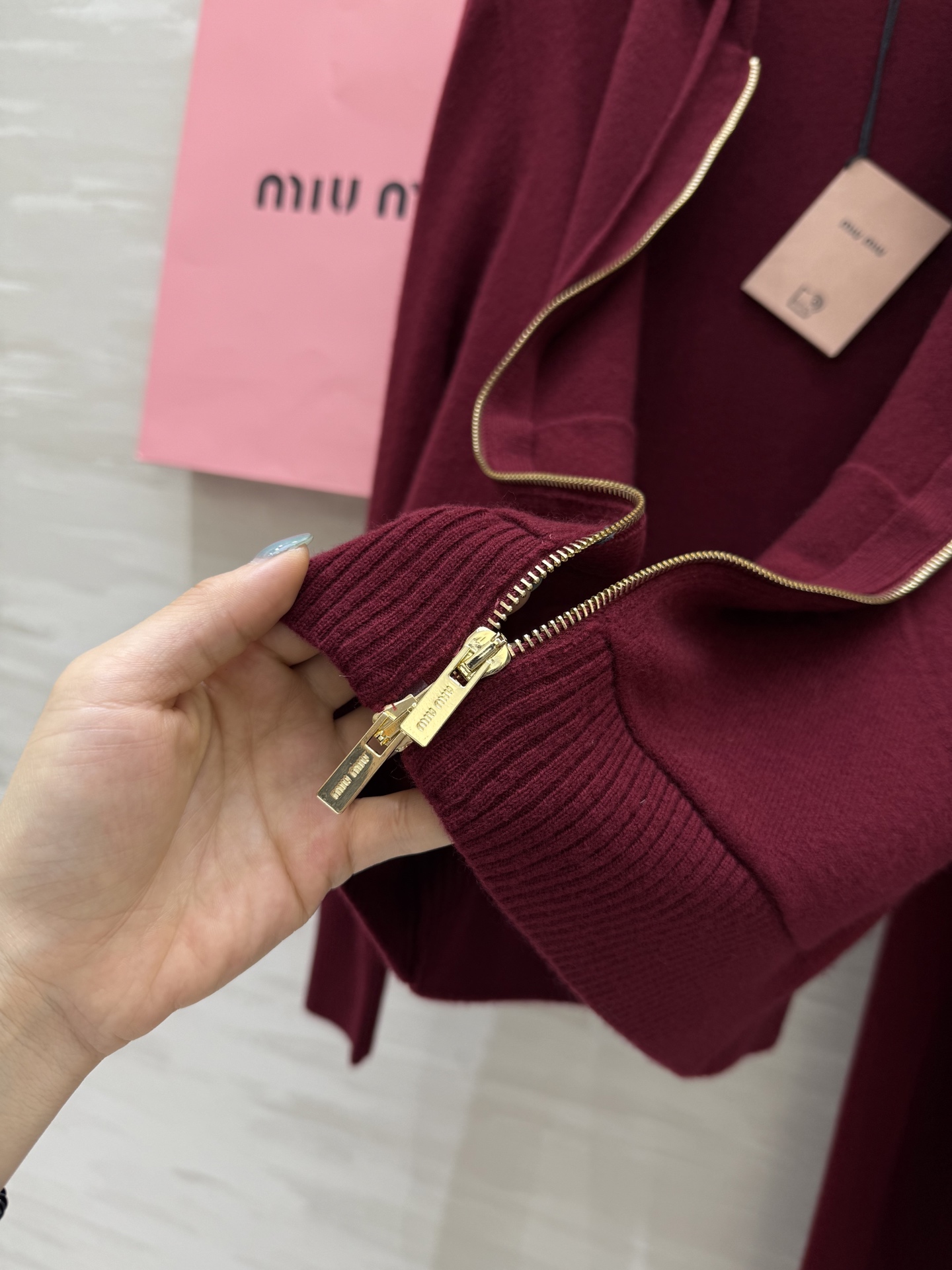 #Miumi♡²⁵秋冬新款 羊毛休闲套装 高品质定制 现货来size：S/M/L（ S码肩宽：37，胸围