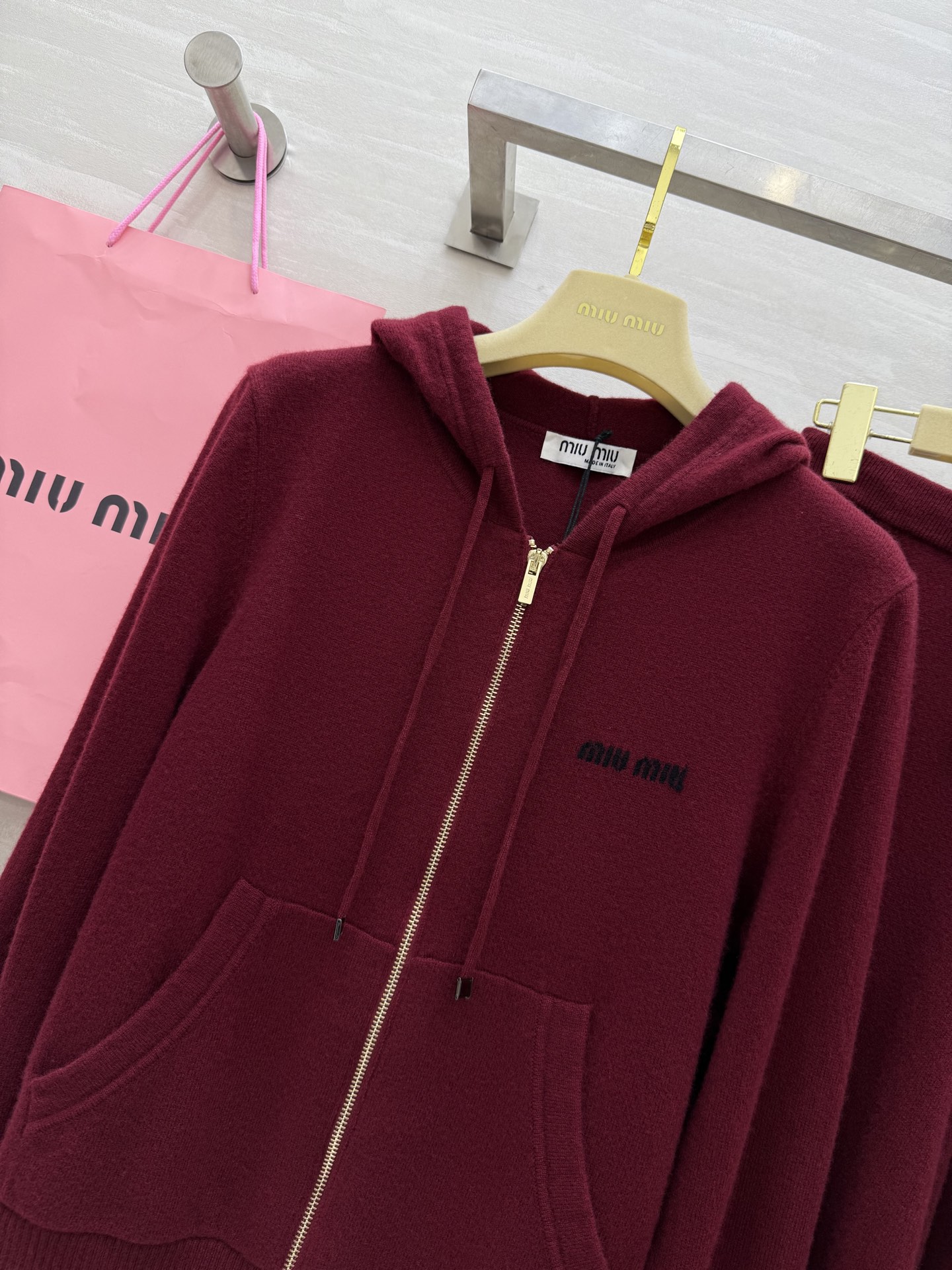 #Miumi♡²⁵秋冬新款 羊毛休闲套装 高品质定制 现货来size：S/M/L（ S码肩宽：37，胸围