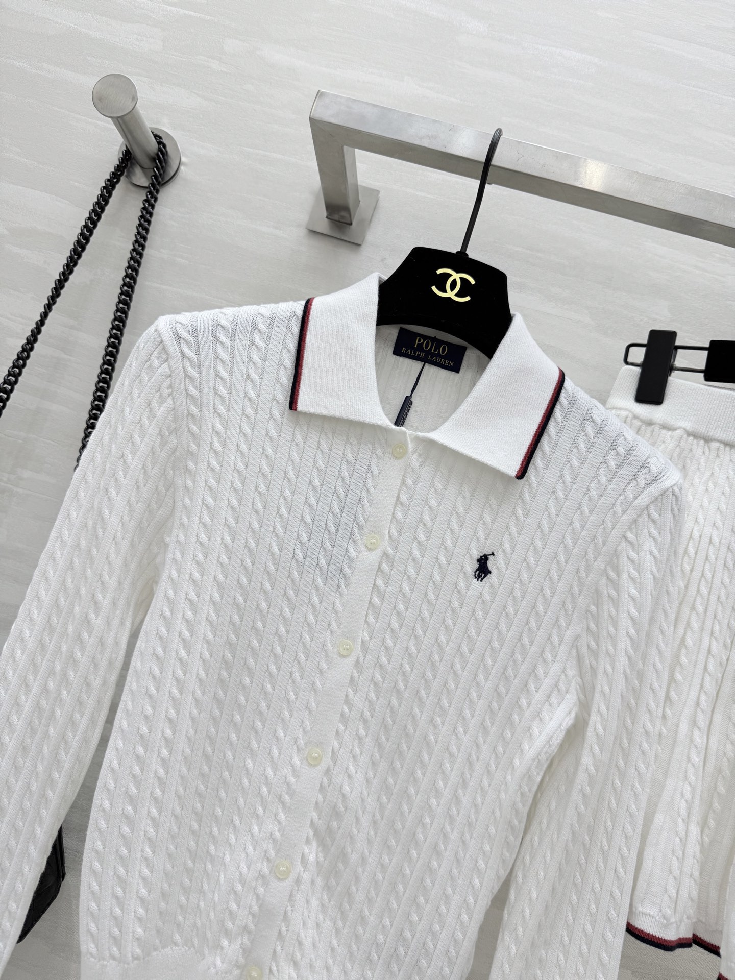 #拉夫劳伦²⁵秋冬新款 Polo针织🧶套装 休闲老钱风 高品质定制 现货首发size：S/M/L（s码胸