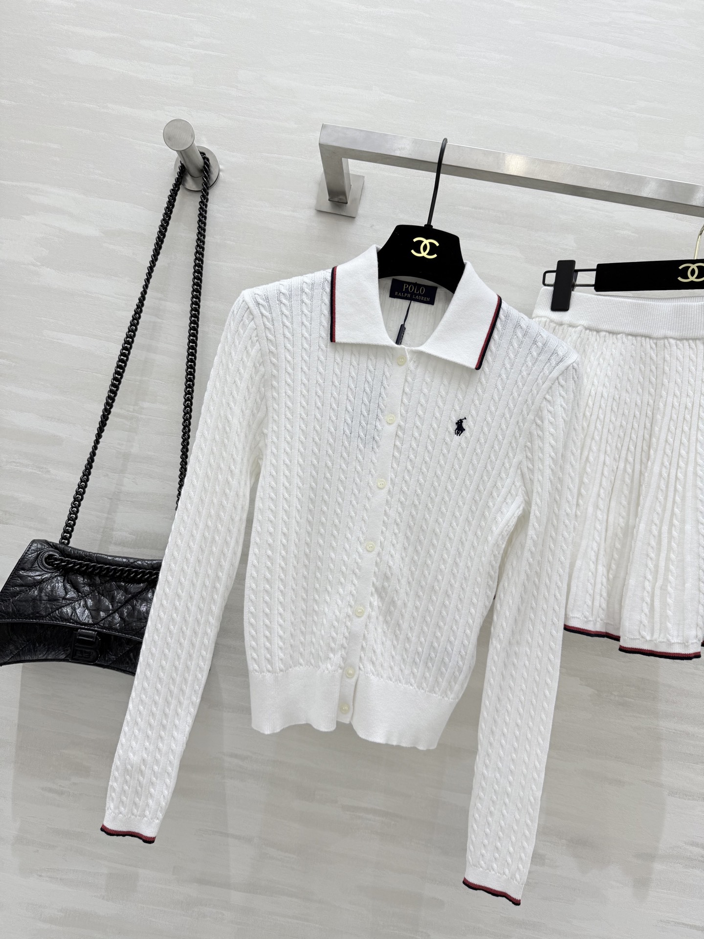 #拉夫劳伦²⁵秋冬新款 Polo针织🧶套装 休闲老钱风 高品质定制 现货首发size：S/M/L（s码胸