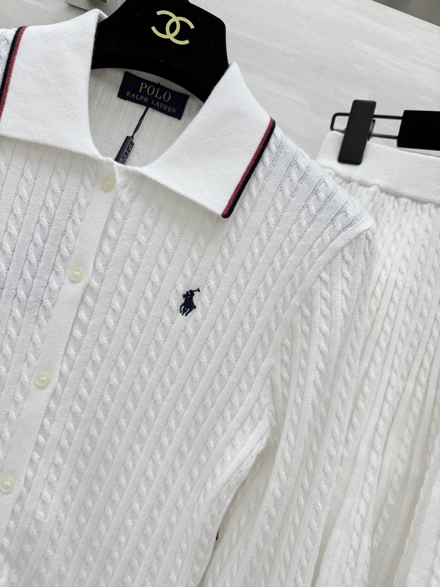 #拉夫劳伦²⁵秋冬新款 Polo针织🧶套装 休闲老钱风 高品质定制 现货首发size：S/M/L（s码胸