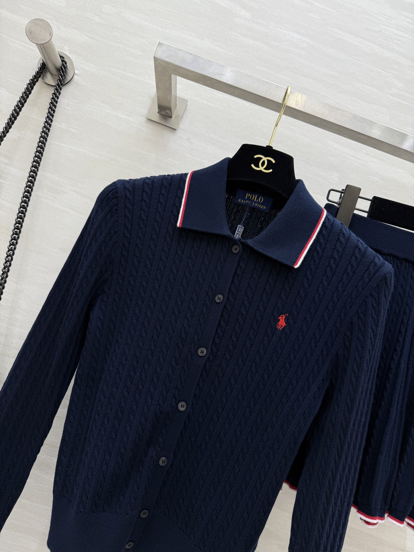 #拉夫劳伦²⁵秋冬新款 Polo针织🧶套装 休闲老钱风 高品质定制 现货首发size：S/M/L（s码胸