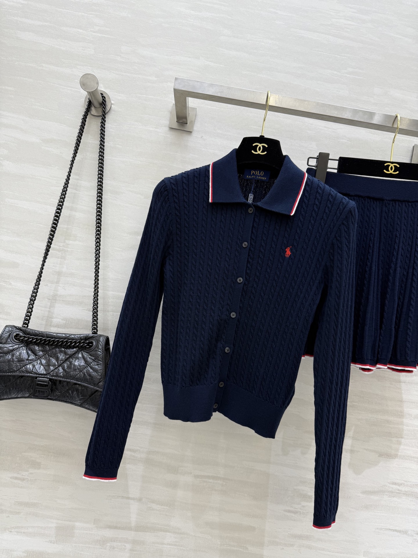 #拉夫劳伦²⁵秋冬新款 Polo针织🧶套装 休闲老钱风 高品质定制 现货首发size：S/M/L（s码胸