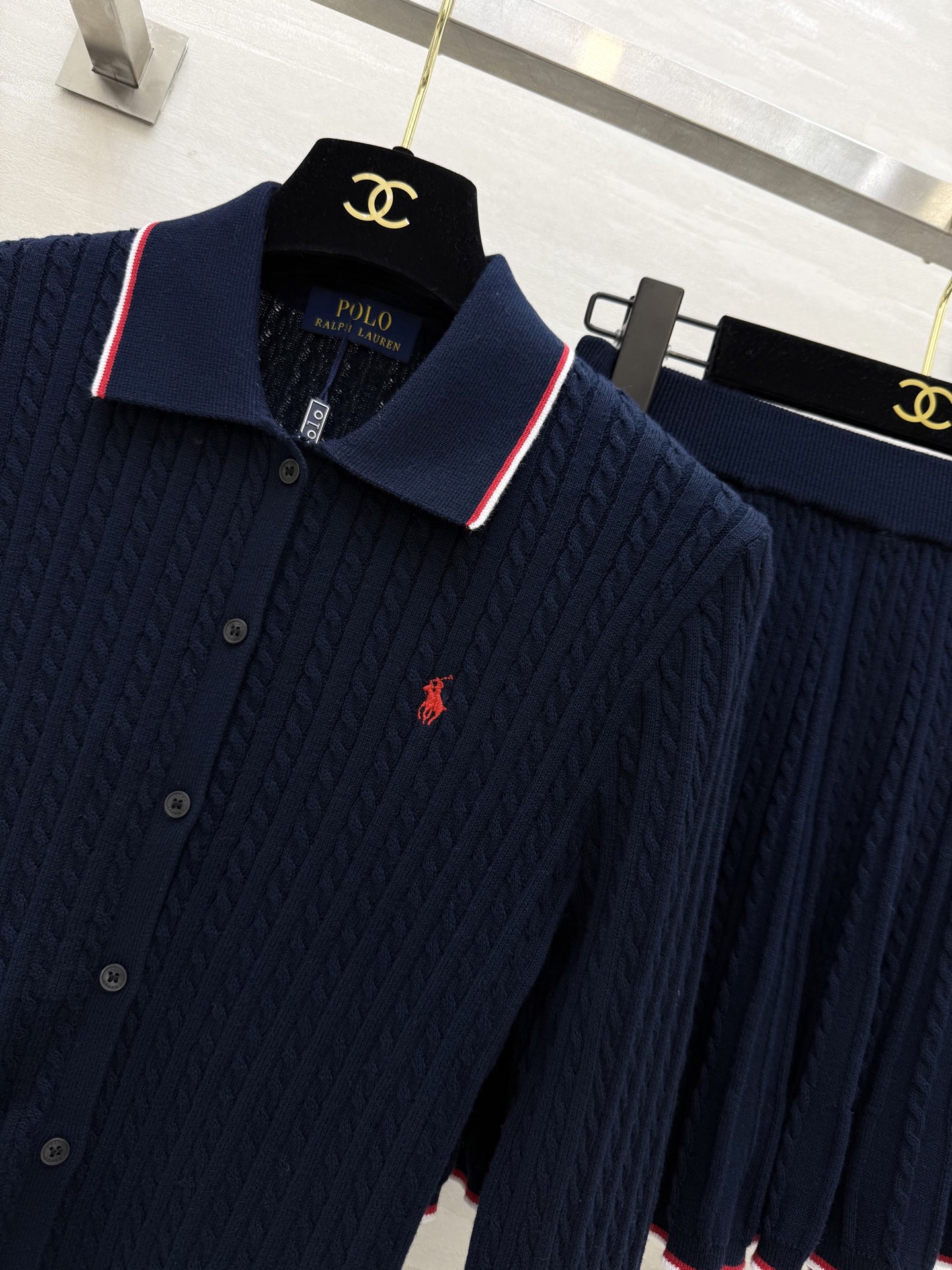 #拉夫劳伦²⁵秋冬新款 Polo针织🧶套装 休闲老钱风 高品质定制 现货首发size：S/M/L（s码胸