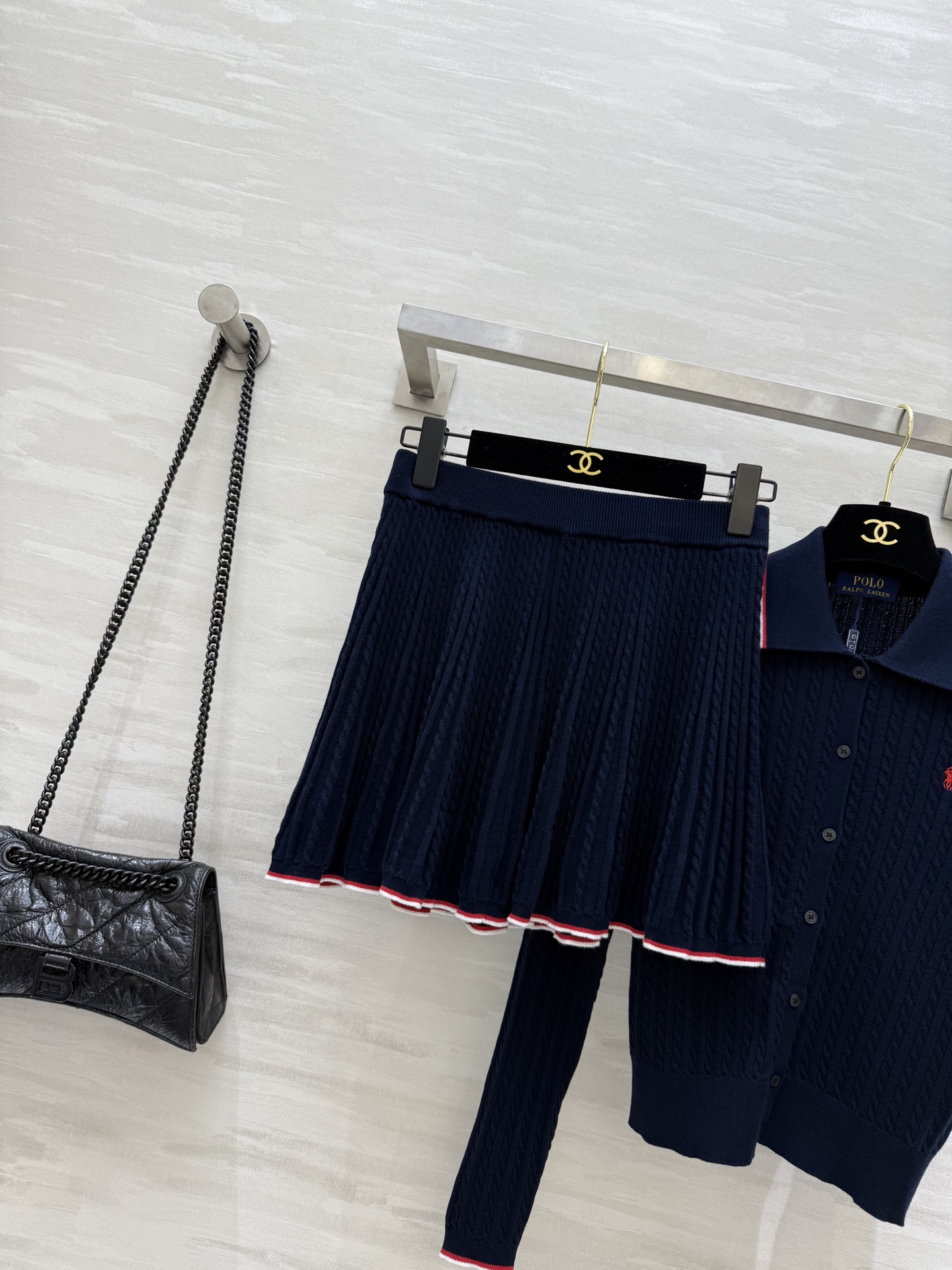 #拉夫劳伦²⁵秋冬新款 Polo针织🧶套装 休闲老钱风 高品质定制 现货首发size：S/M/L（s码胸