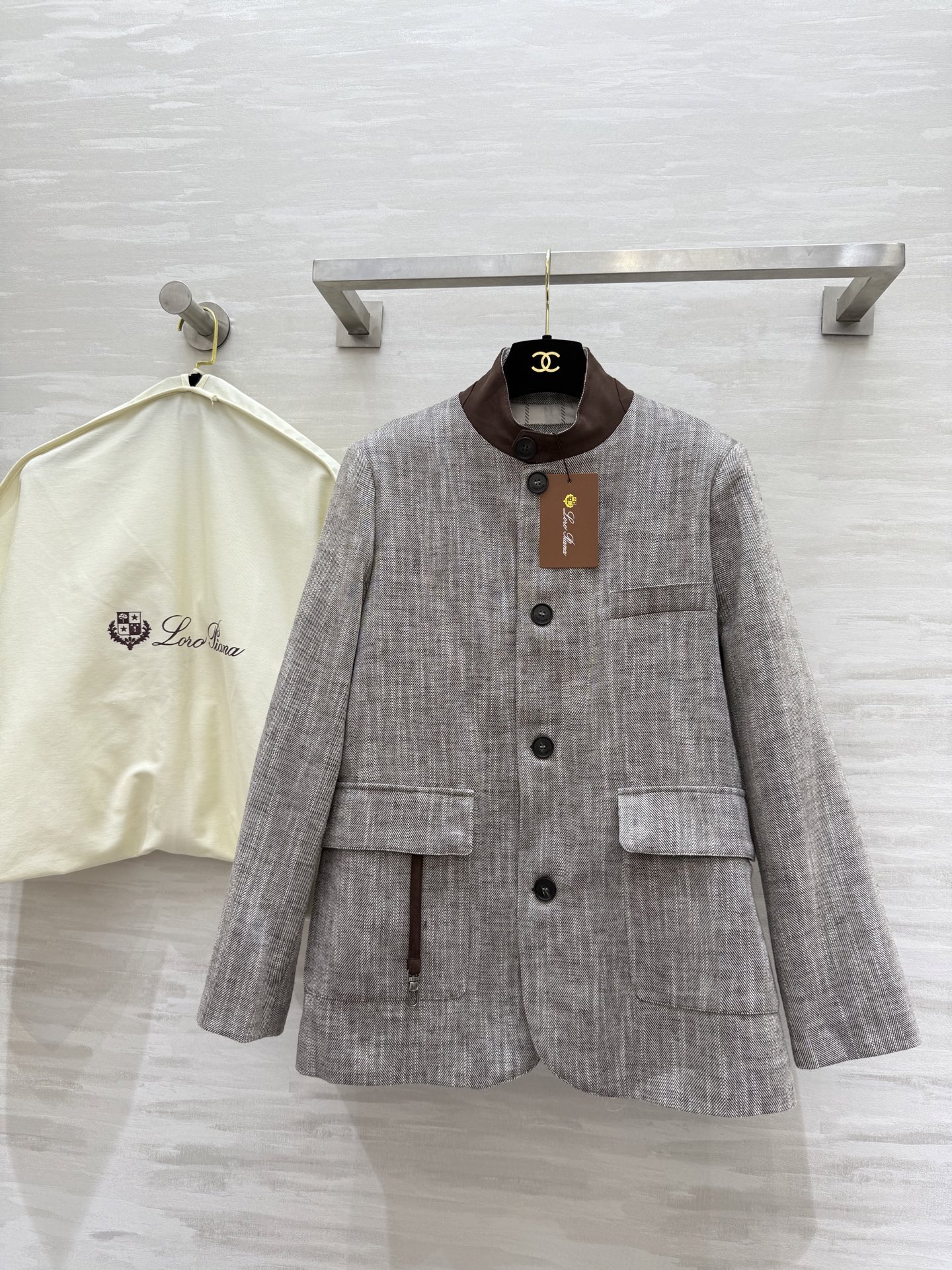 NO:506415,#Loro Piana outfit | Elegant blazer High-quality customization Spot first-time sizeS/M/L (size s bust 96, 65 length), loro pigana, jackets & coats, business suit, alexander wang19860909#Loro Piana穿搭 | 优雅的西装外套 高品质定制 现货首发sizeS/M/L（s码胸围96,衣长65）,,loro piana,jackets & coats,business suit,alexander wang,Women's clothing